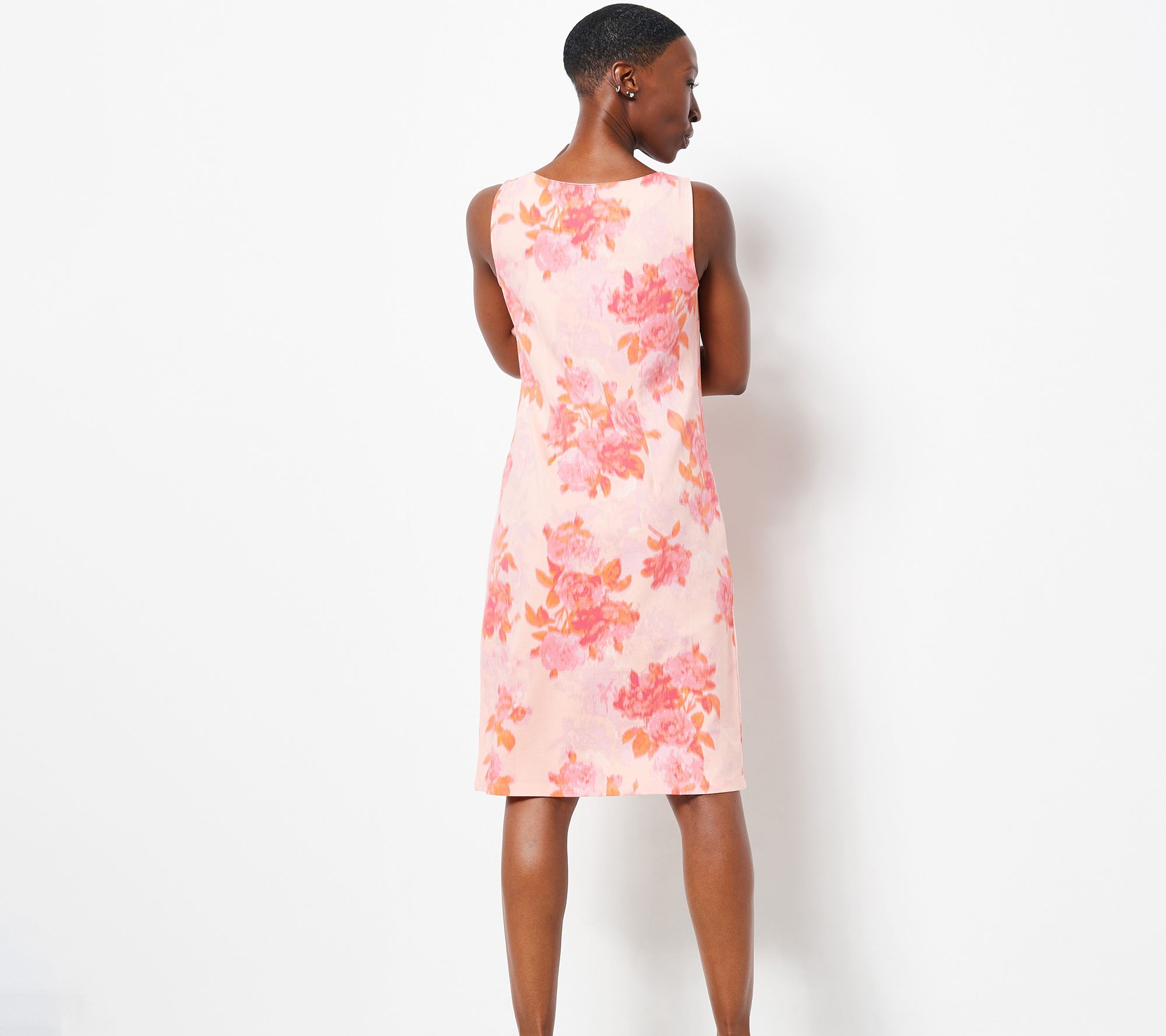 flowery shift dress