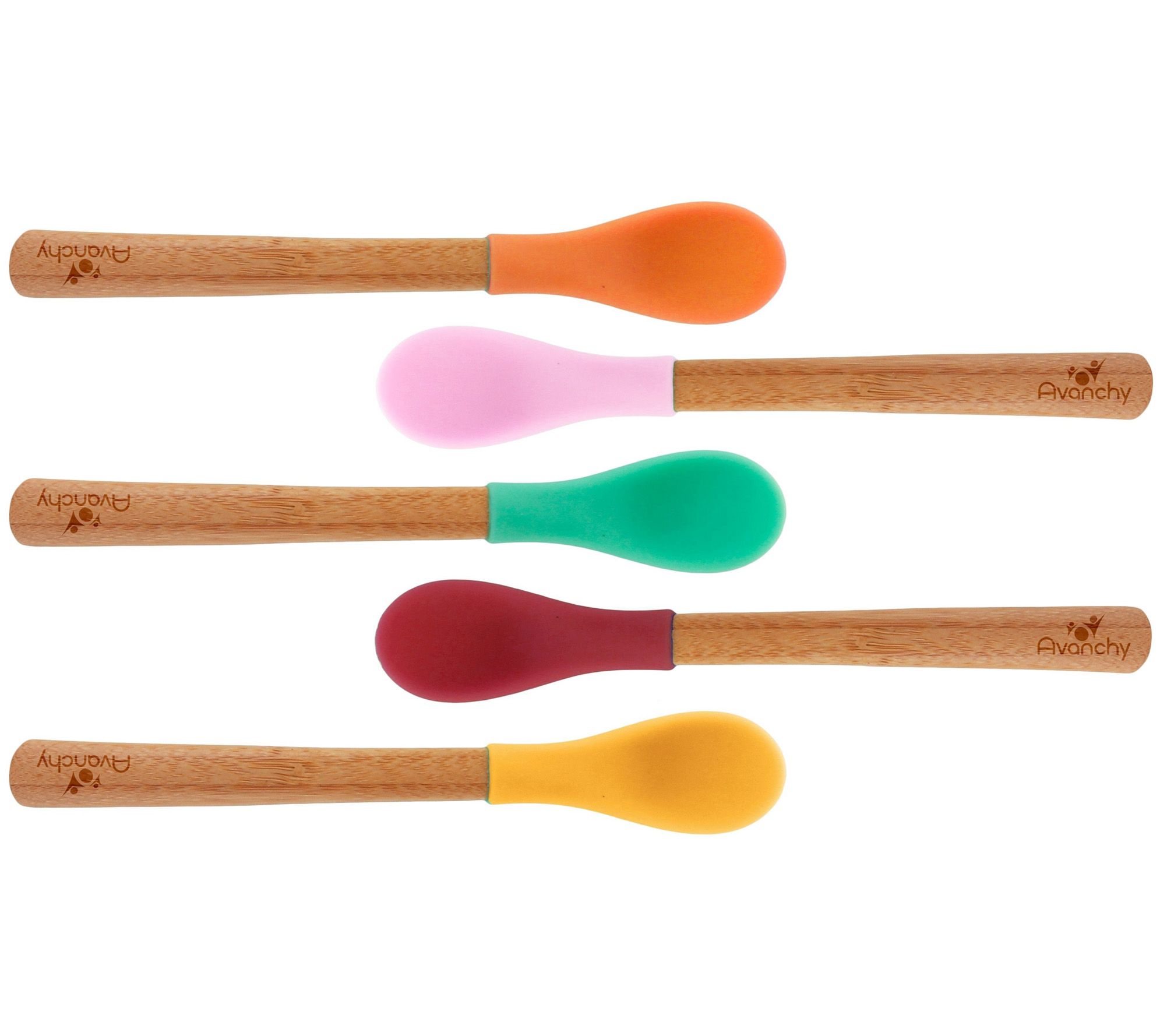 Avanchy Infant Bamboo Spoons - Set of 5