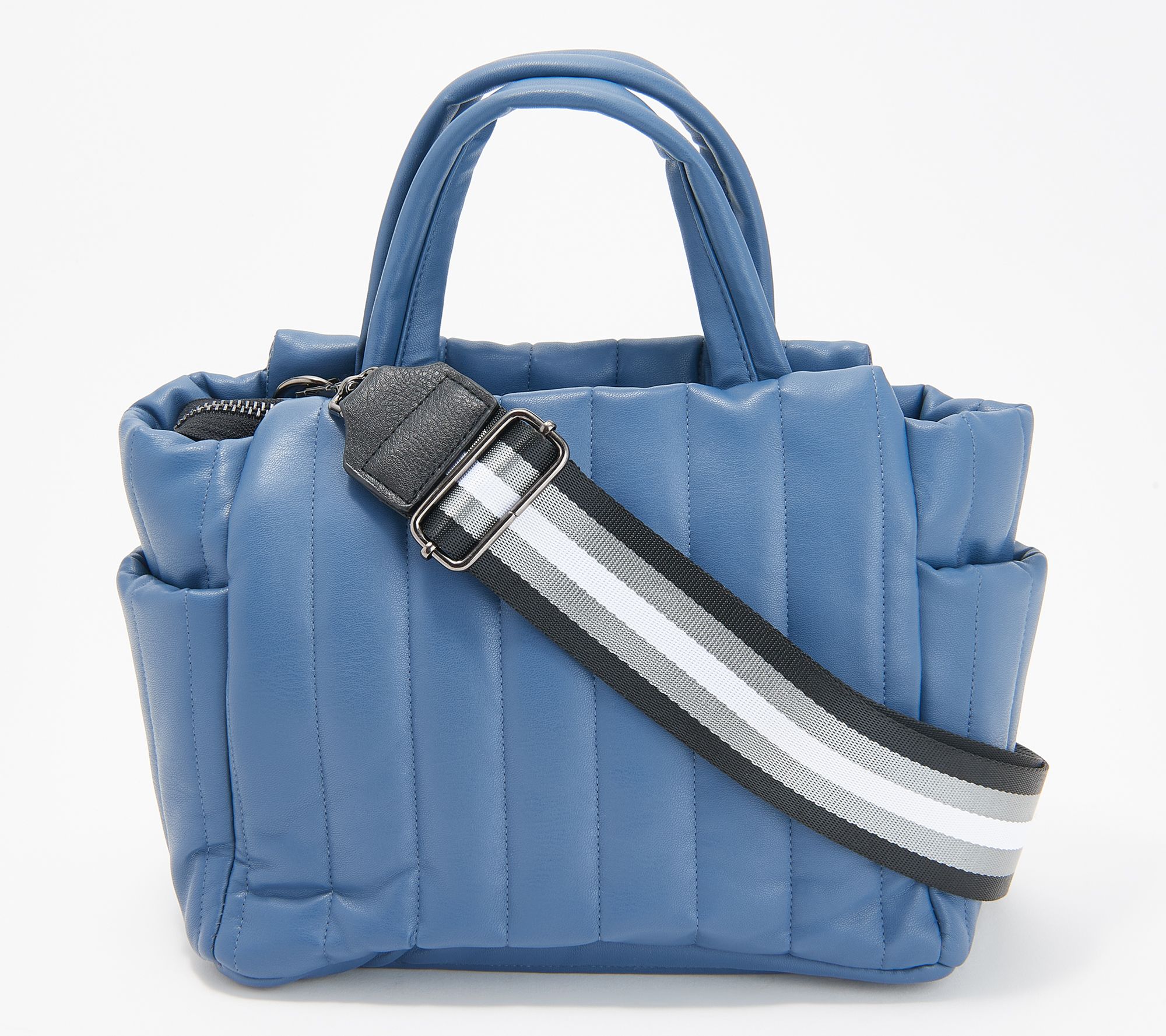 "As Is" Think Royln Faux Leather Tote with Removable Strap - Paxton