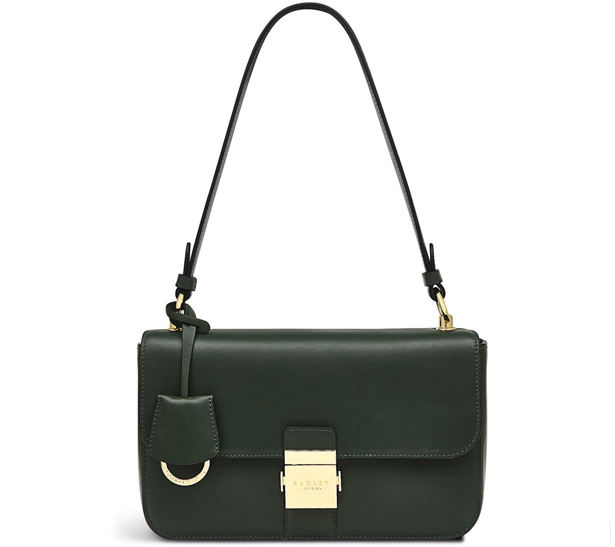 RADLEY London H anley Close Leather Flapover Shoulder Bag - QVC.com