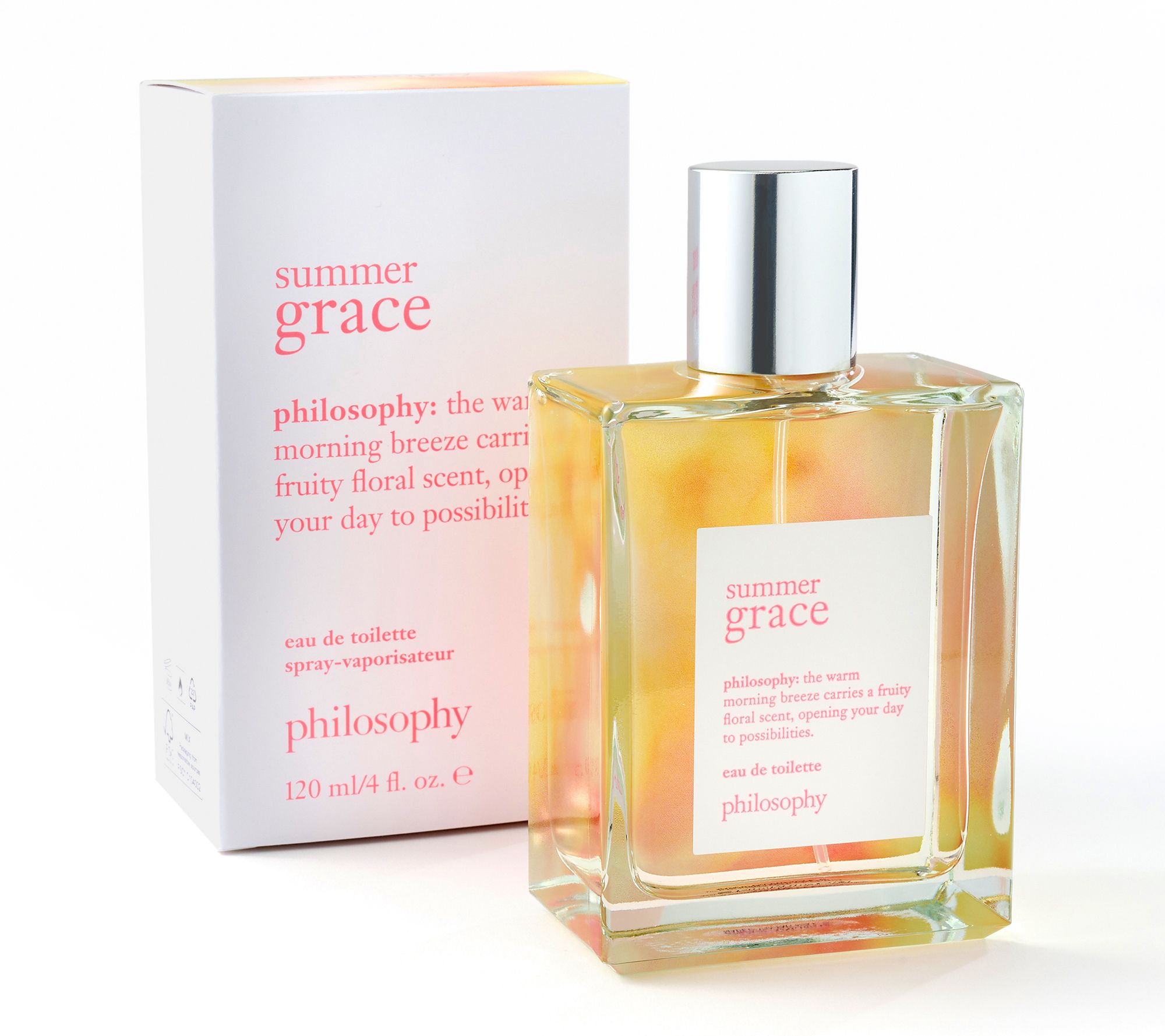 Philosophy SUMMER GRACE fashion 4fl oz Eau De Toilette Spray Perfume ALMOST FULL