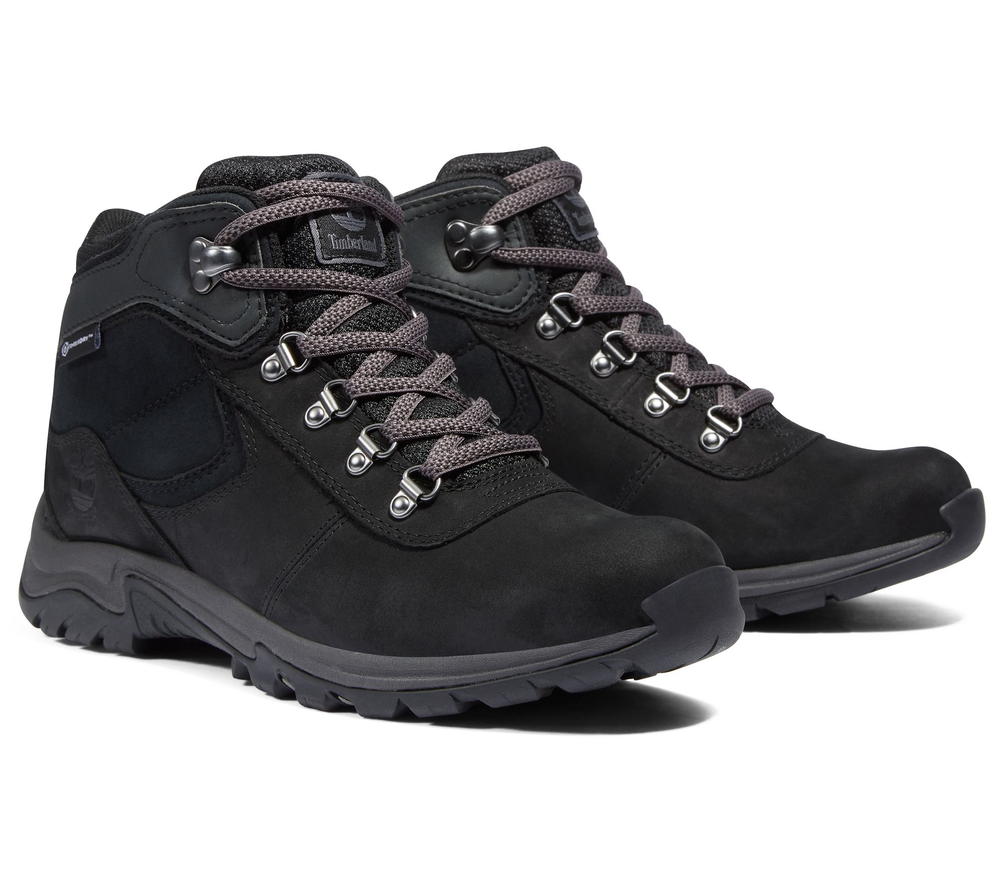 Timberland Leather Lace-Up Trail Shoes -White Ledge - QVC.com
