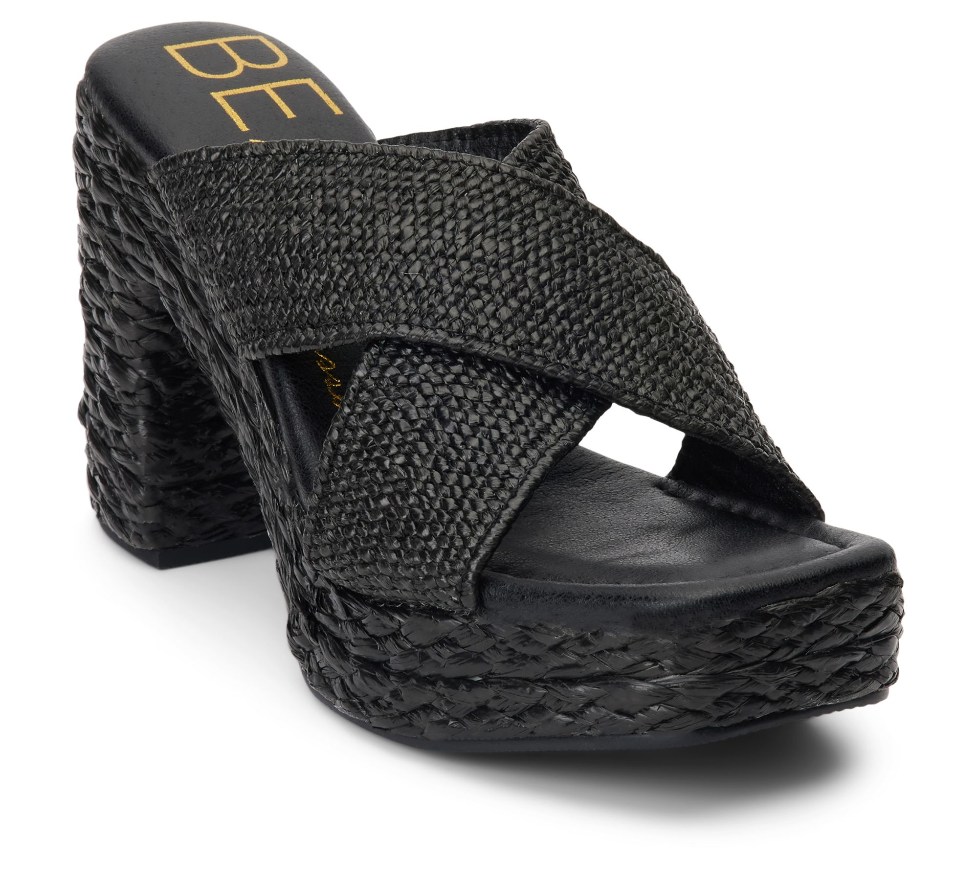 Beach by Matisse Raffia Platform Sandal- Caravan
