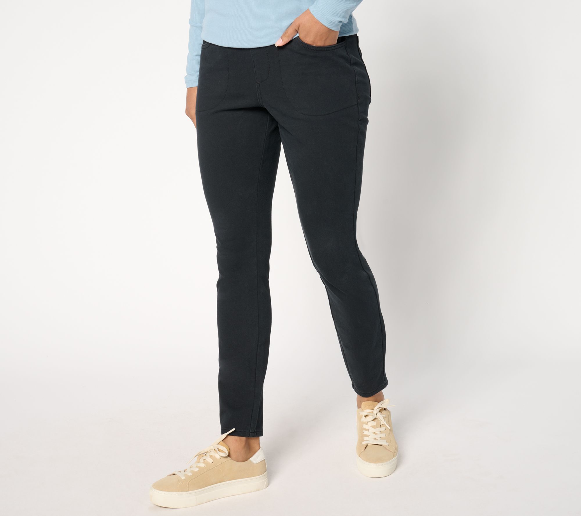 Quacker Factory Tall DreamJeannes Flat Waistband Jeggings