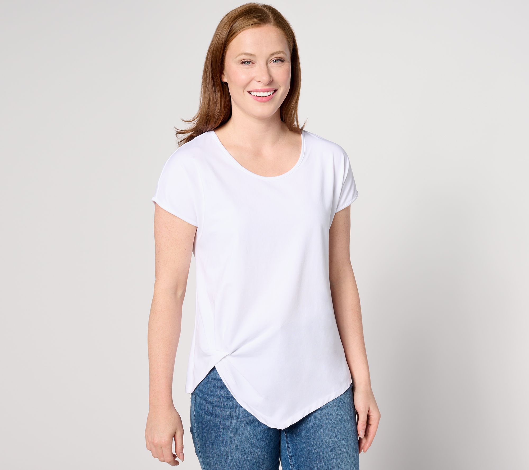 "As Is" Attitudes by Renee Washed Cotton Knot Tee