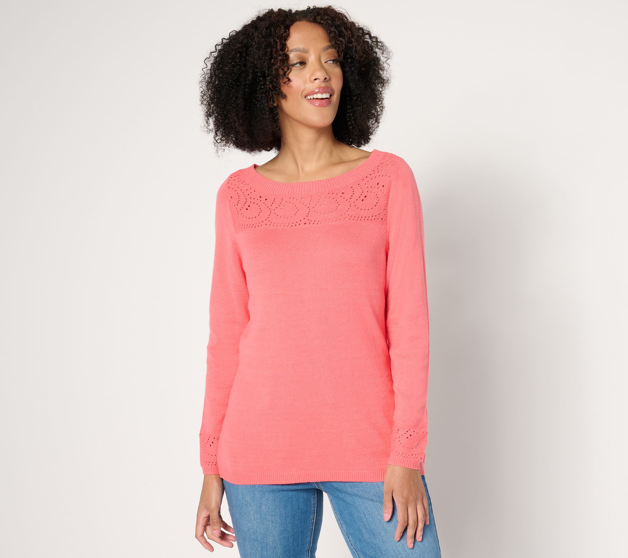 Susan Graver Open Stitch Sweater