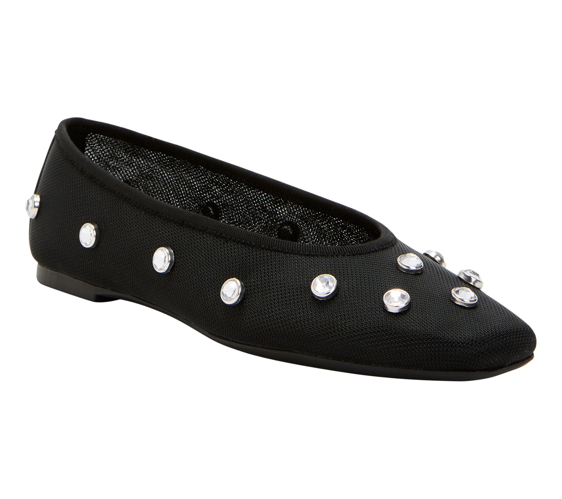 Katy Perry Evie High Rise Crystal Ballet Flat