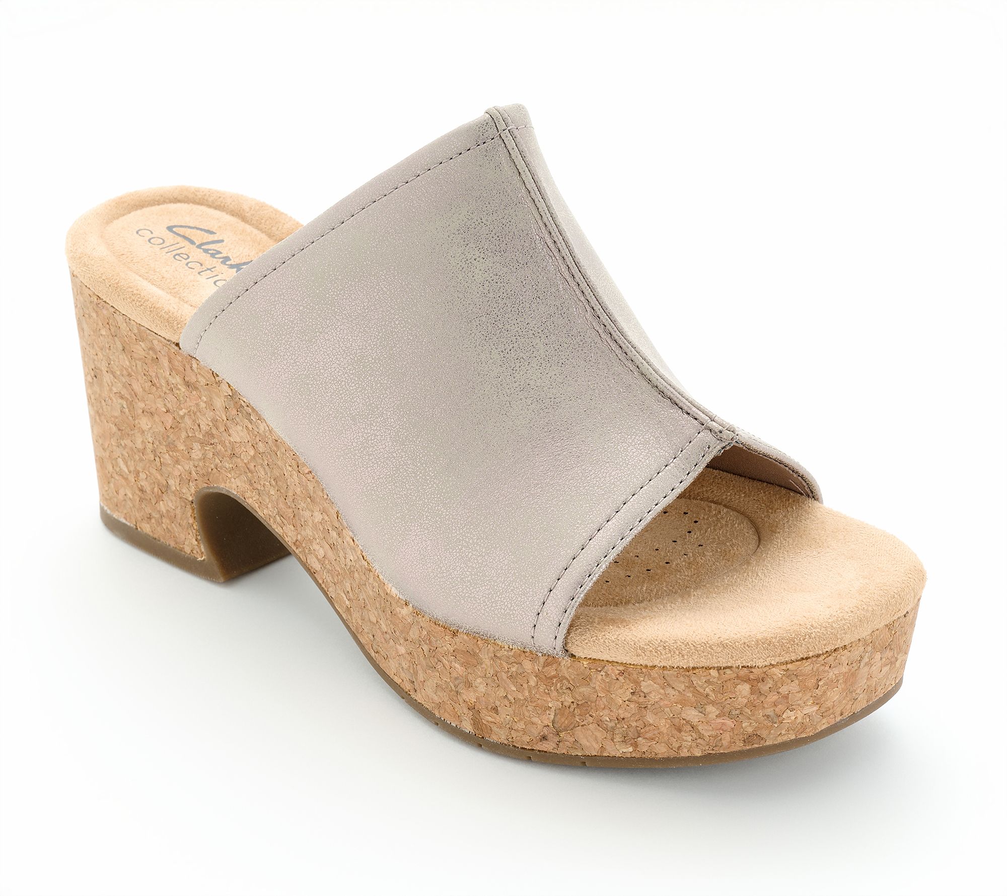 Clarks Collection Leather Wedges - Nerisa Vine