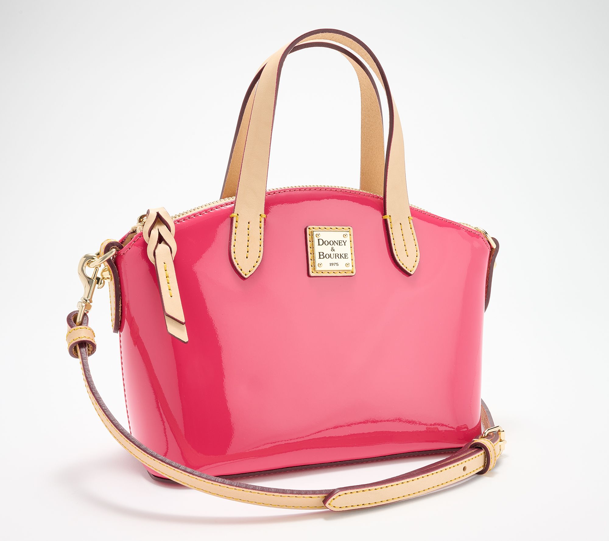 Dooney & Bourke Patent Leather Ruby Bag with Crossbody Strap