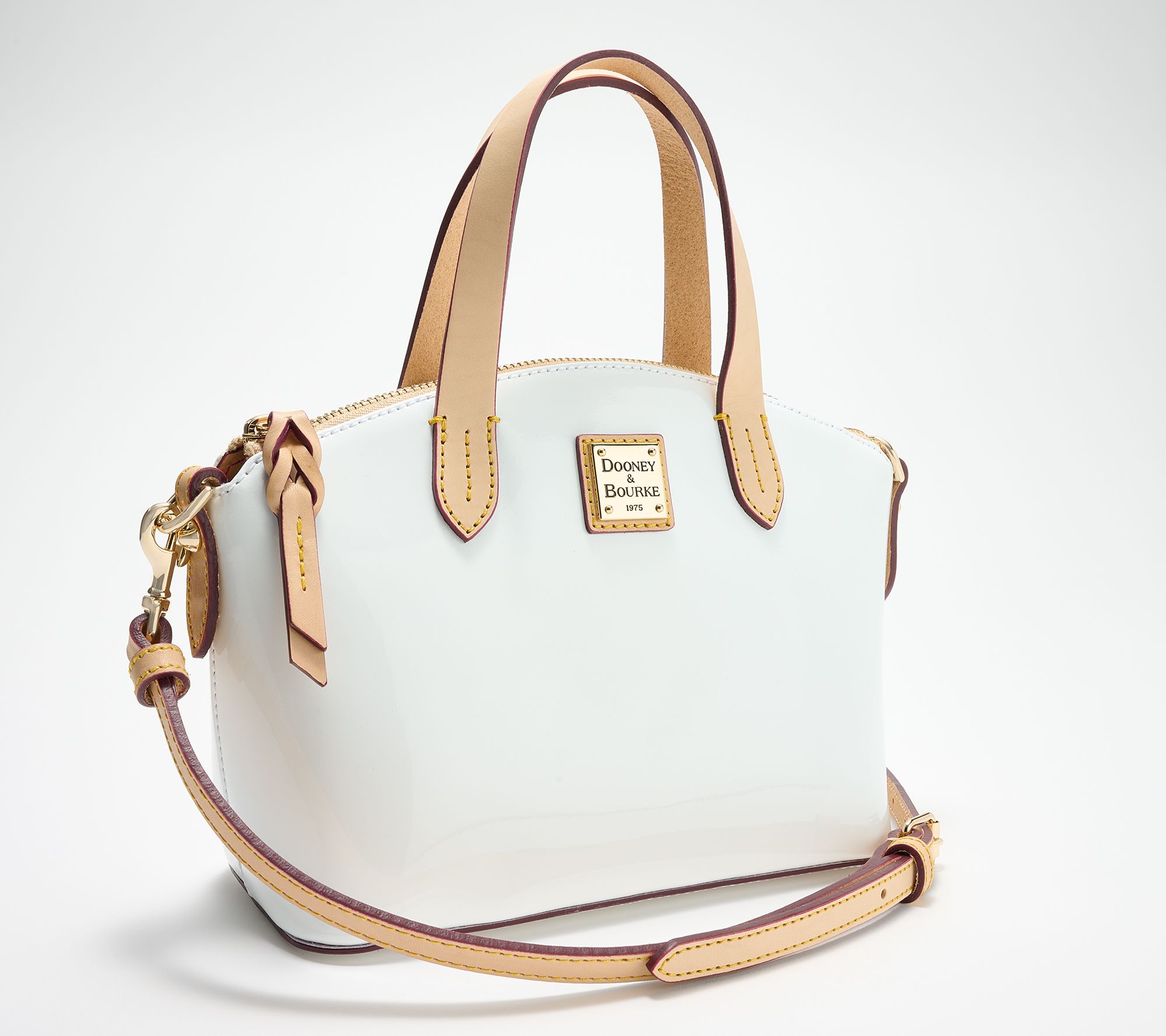 Dooney & Bourke Patent Leather Ruby Bag with Crossbody Strap