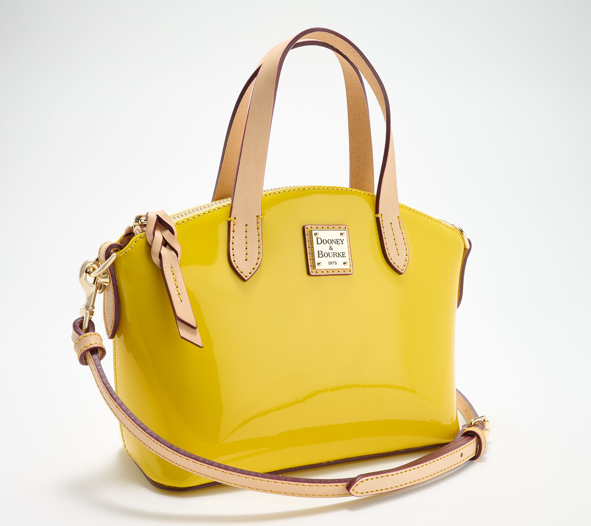 Dooney & Bourke Patent Leather Ruby Bag with Crossbody Strap