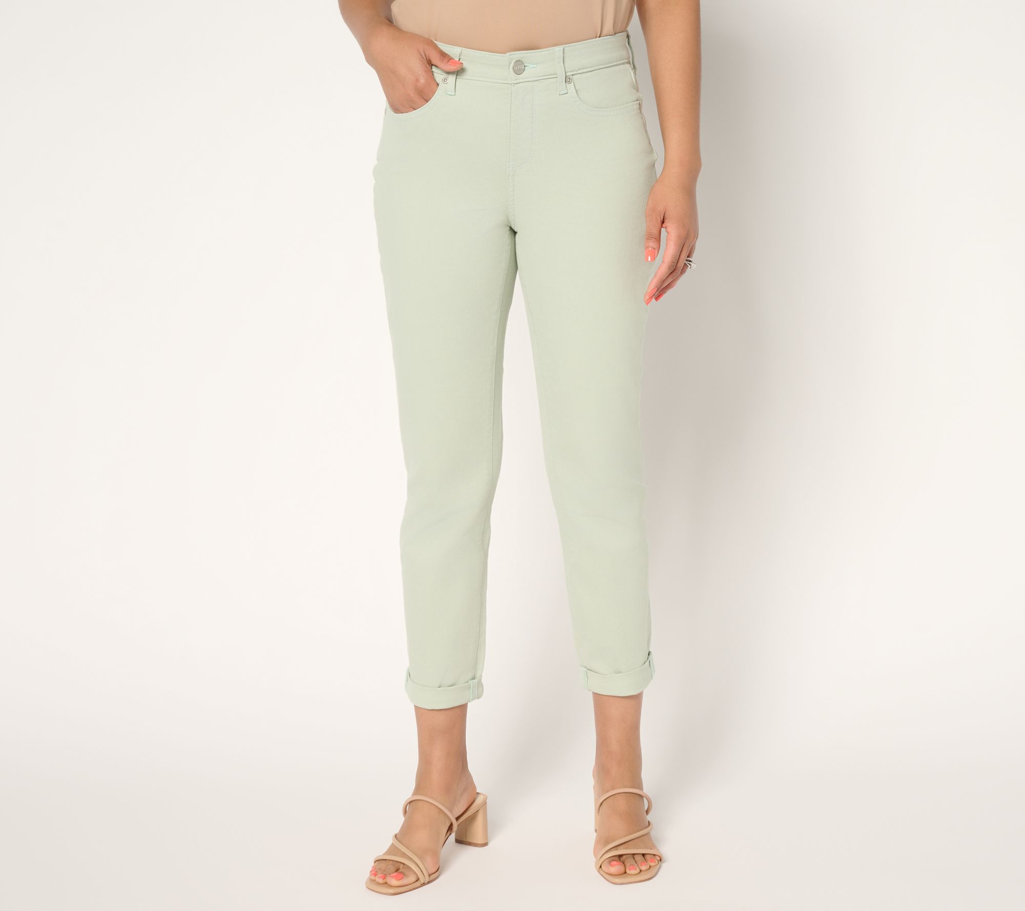 NYDJ Petite Margot Cuffed Girlfriend Jean