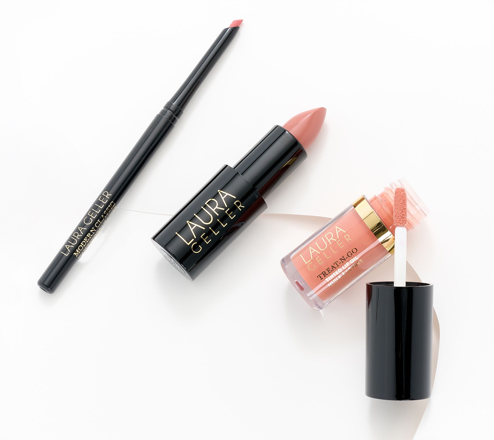 Laura Geller 3-Piece Lipstick, Liner and Lip Oil Collection