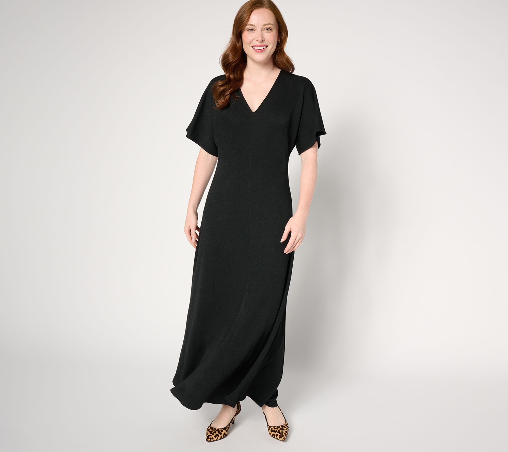 "As Is" Peace Love World Black Label Regular Crepe Knit Dress