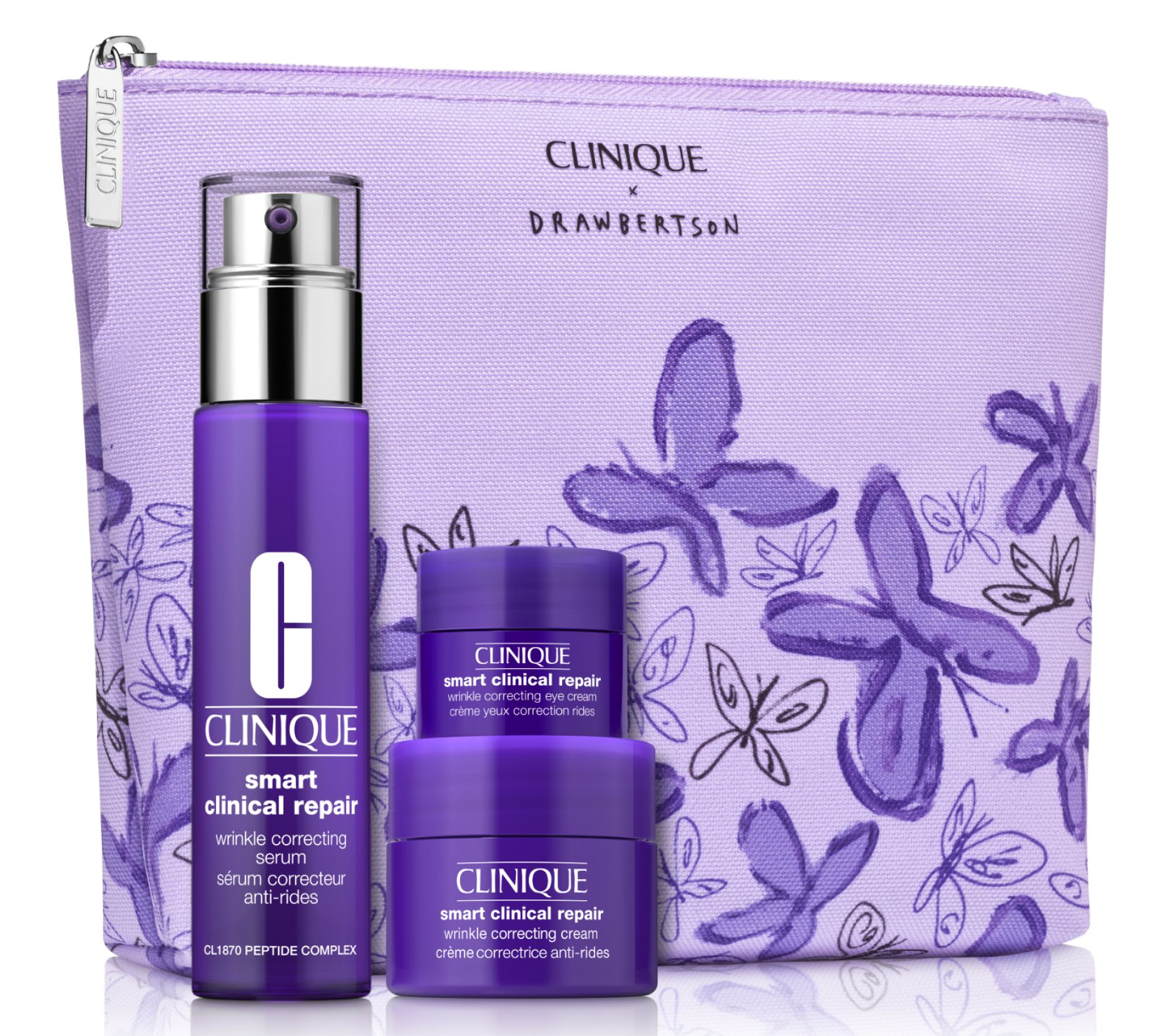 Clinique Wrinkl e Fighting Rout ine Skincare Gi ft Set