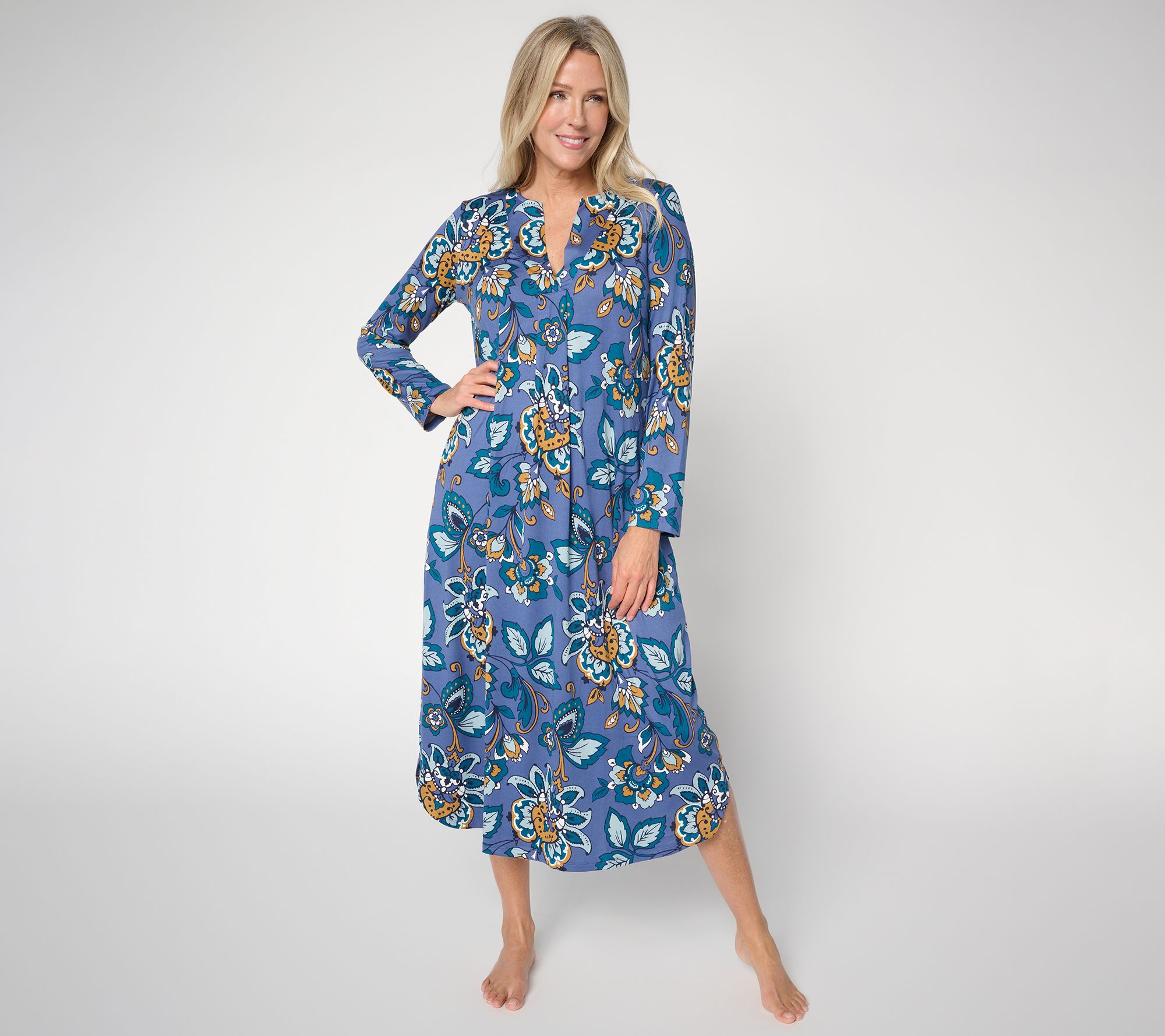 Carole Hochman Feather Soft Long Gown