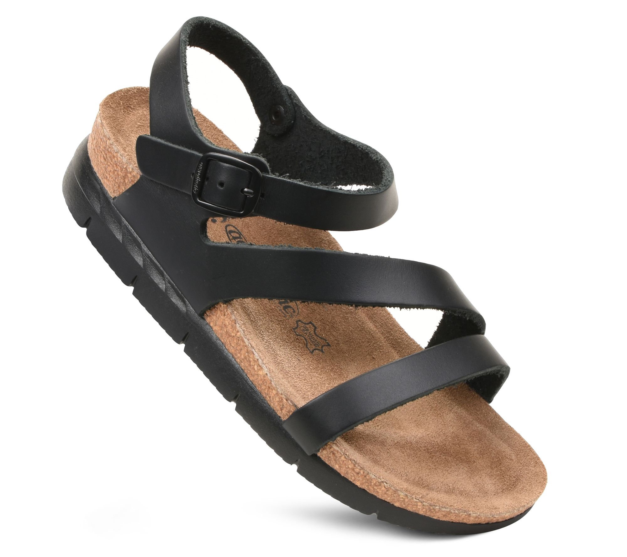 Aerothotic Ares Memory Foam Leather Platform Sandals