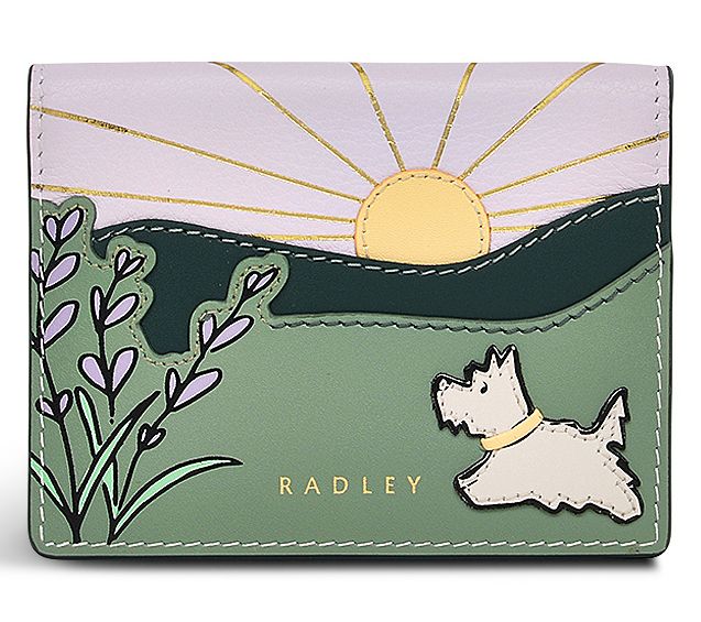 RADLEY London Lavender Fields Small Leather Card Holder