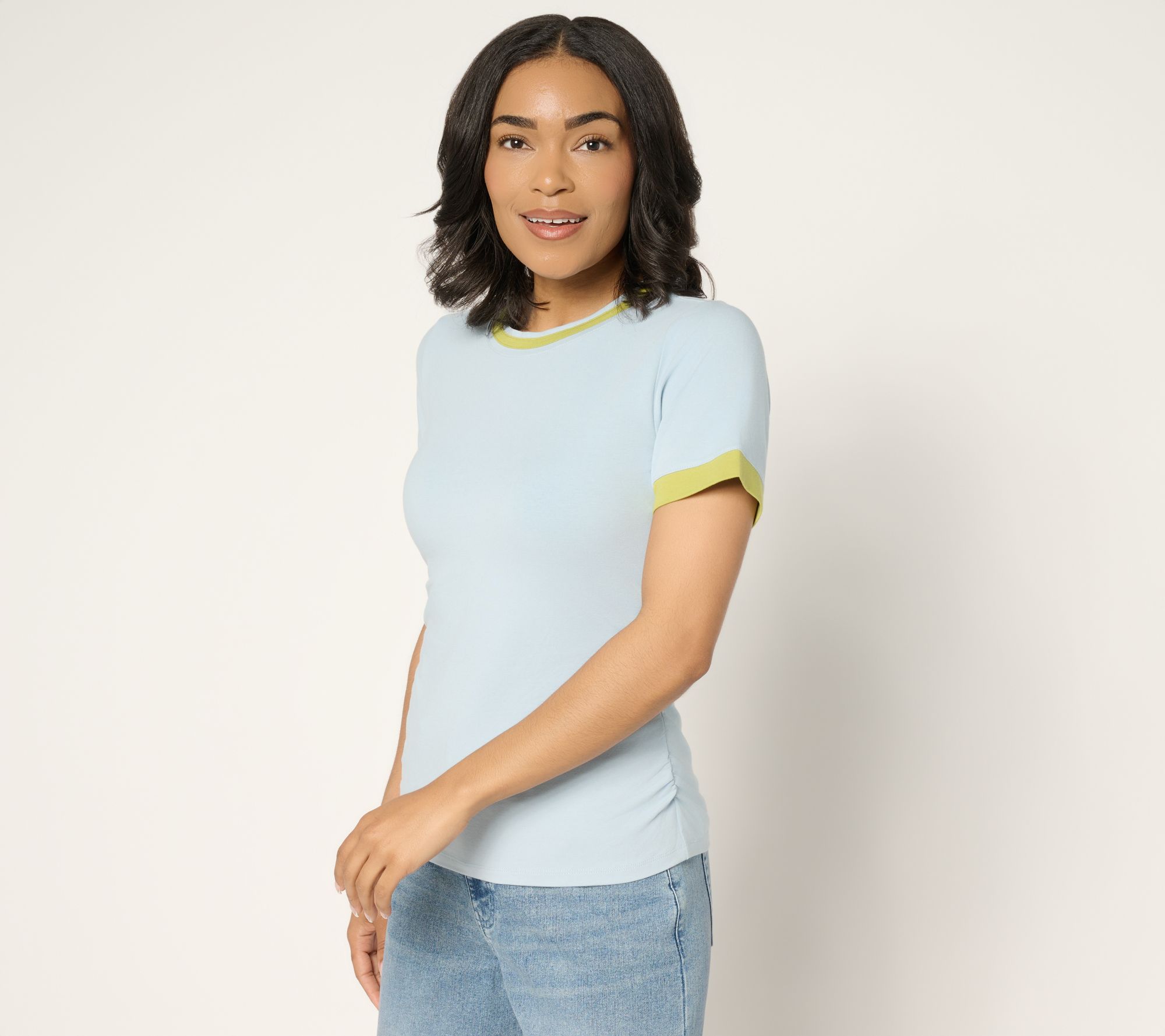 "As Is" Me by Jennie Garth Forum Ruched Tee