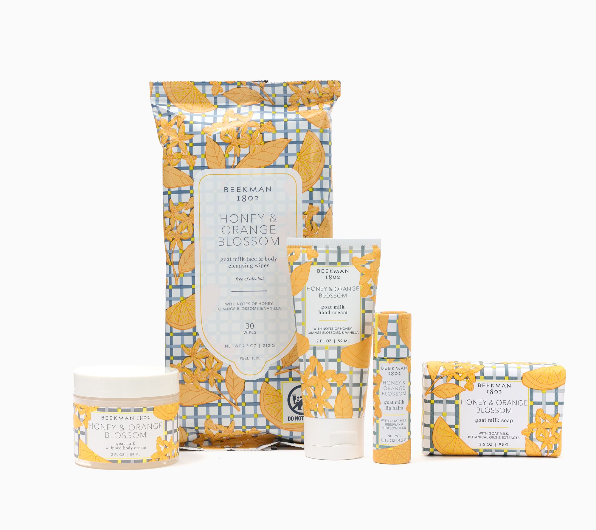 Beekman 1802 On-the-Go Goat Milk Bath & Body 5pc Collection