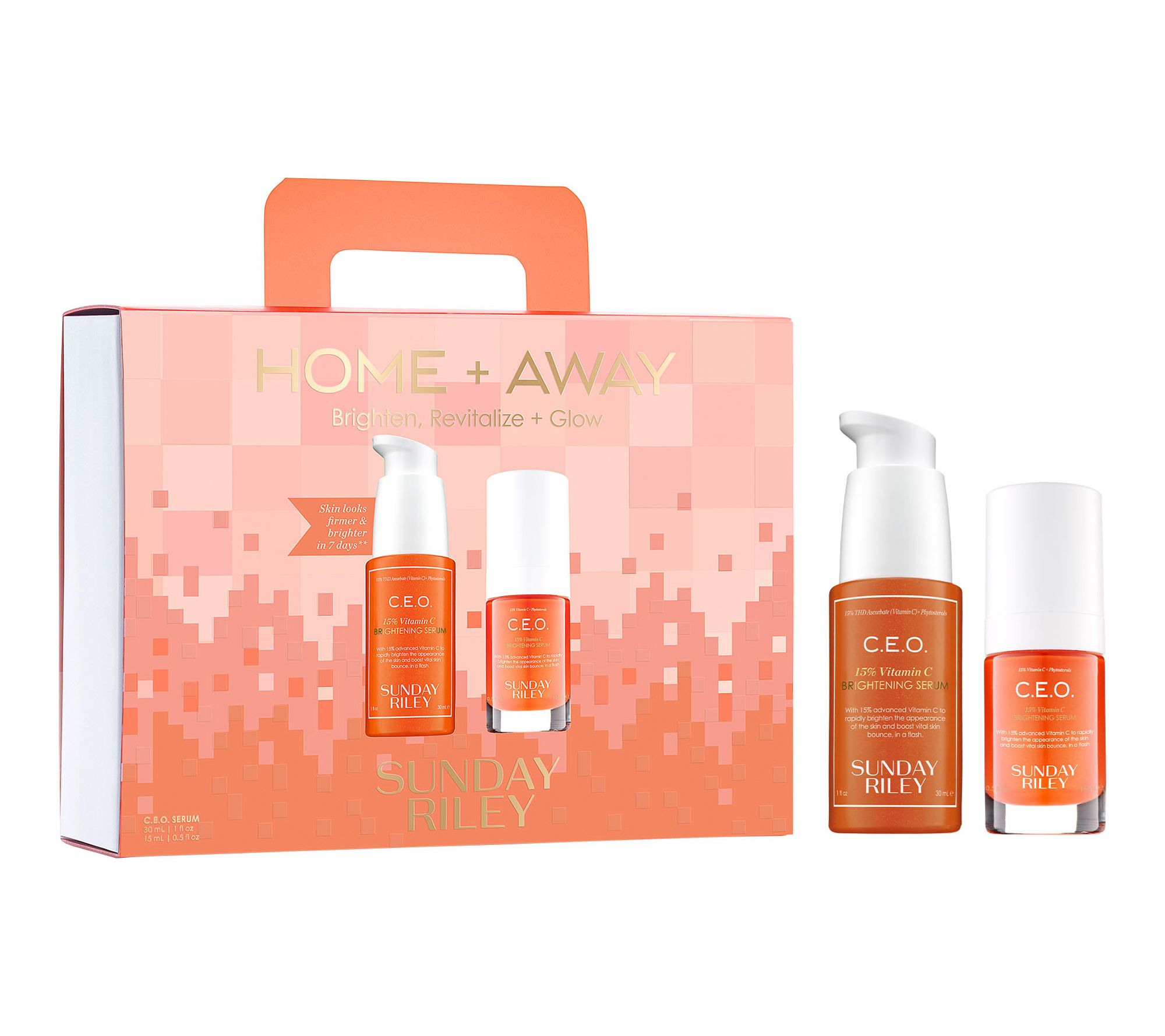 Sunday Riley Home and Away Brighten, Revitalize  and Glow