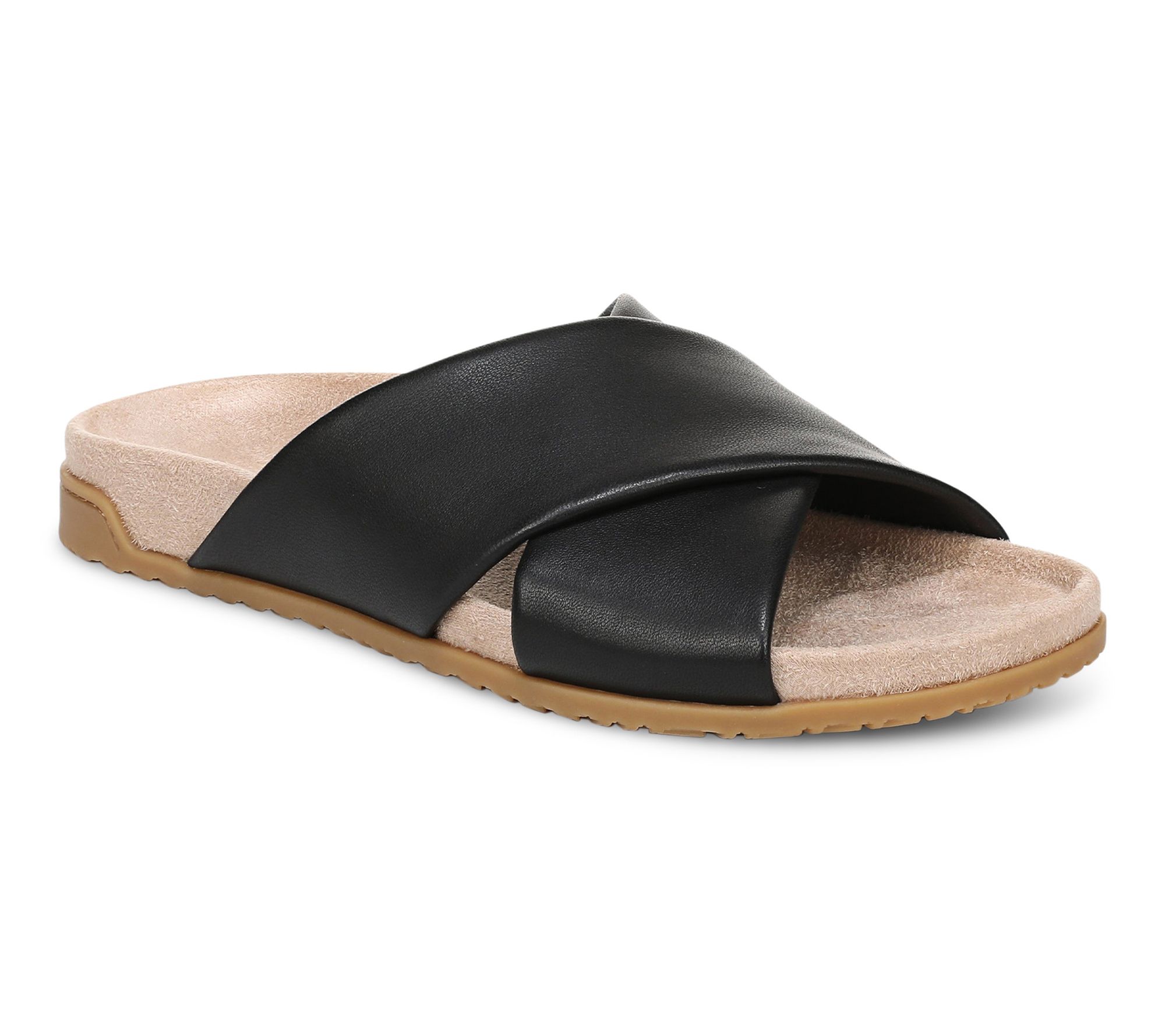 Vionic Leather Slide Sandals - Etna