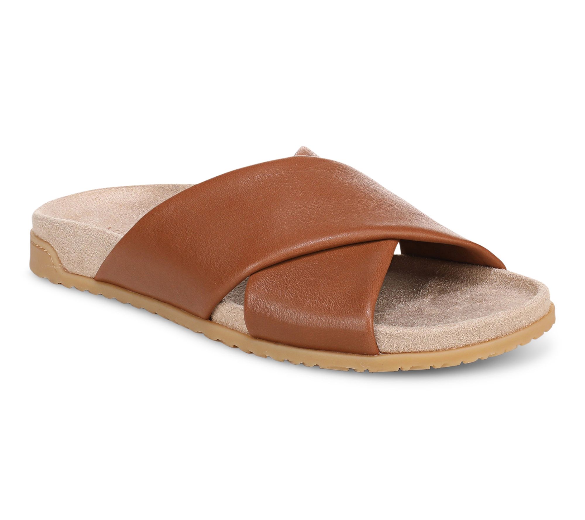 Vionic Leather Slide Sandals - Etna