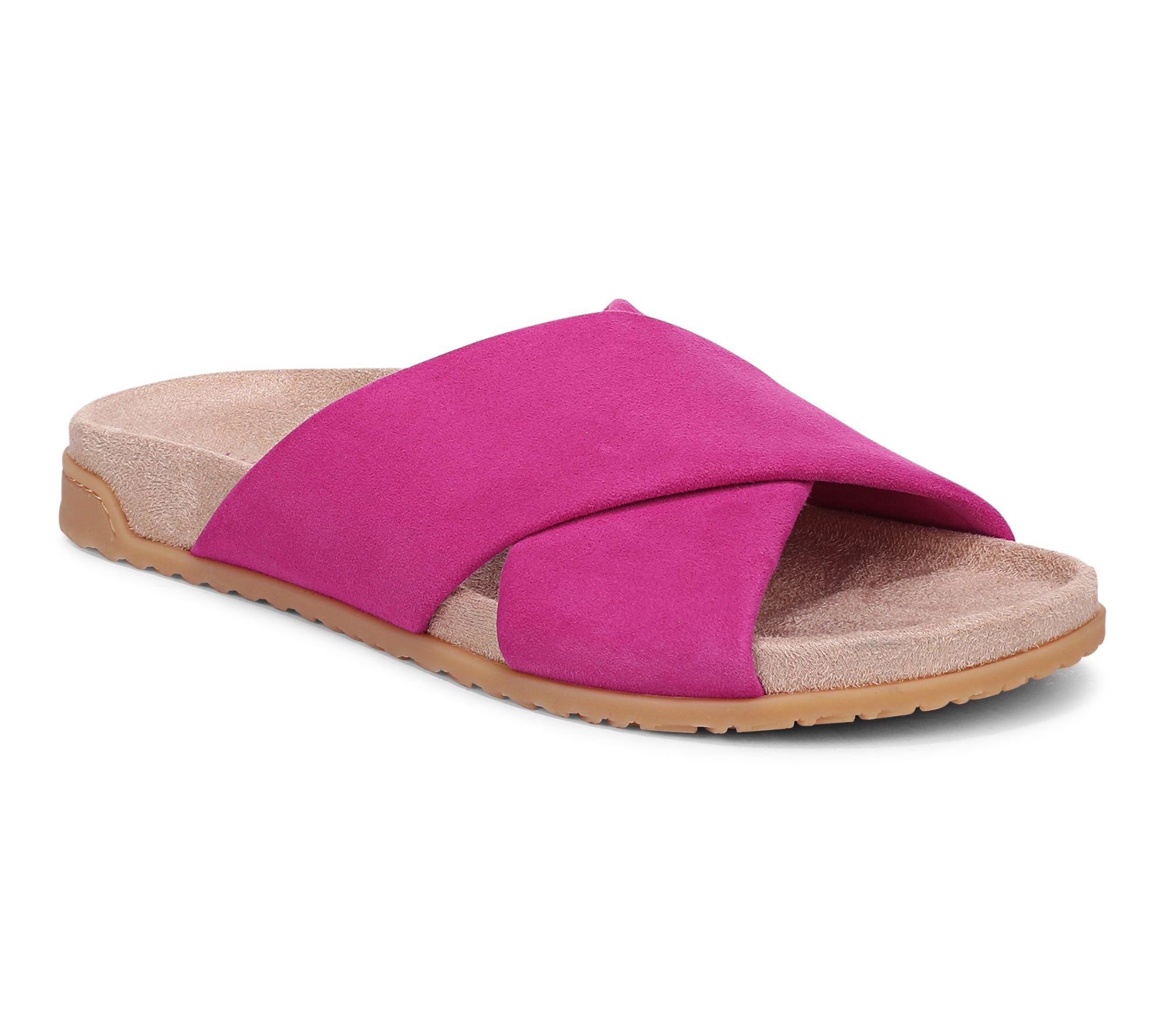 Vionic Leather Slide Sandals - Etna