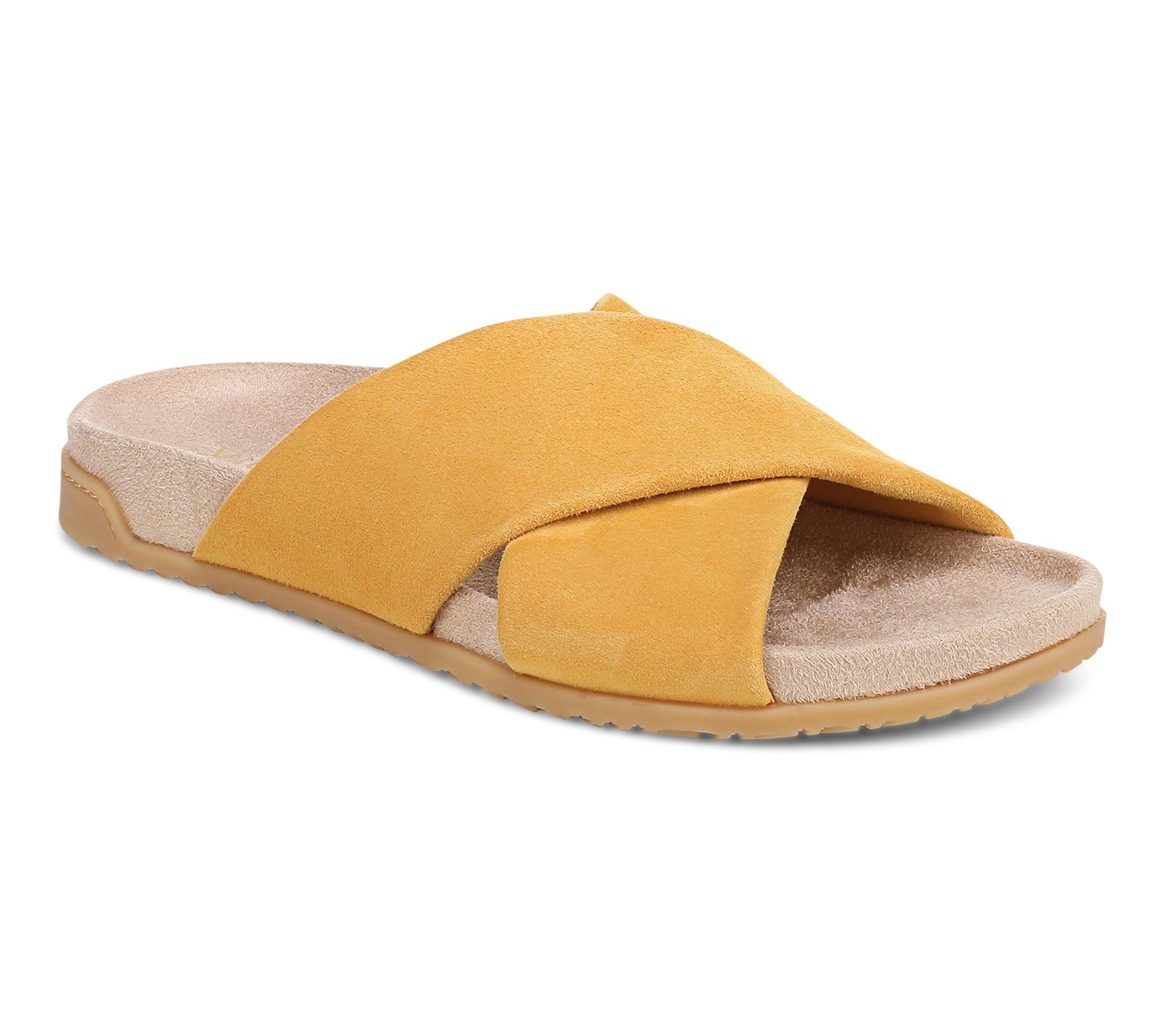 Vionic Leather Slide Sandals - Etna