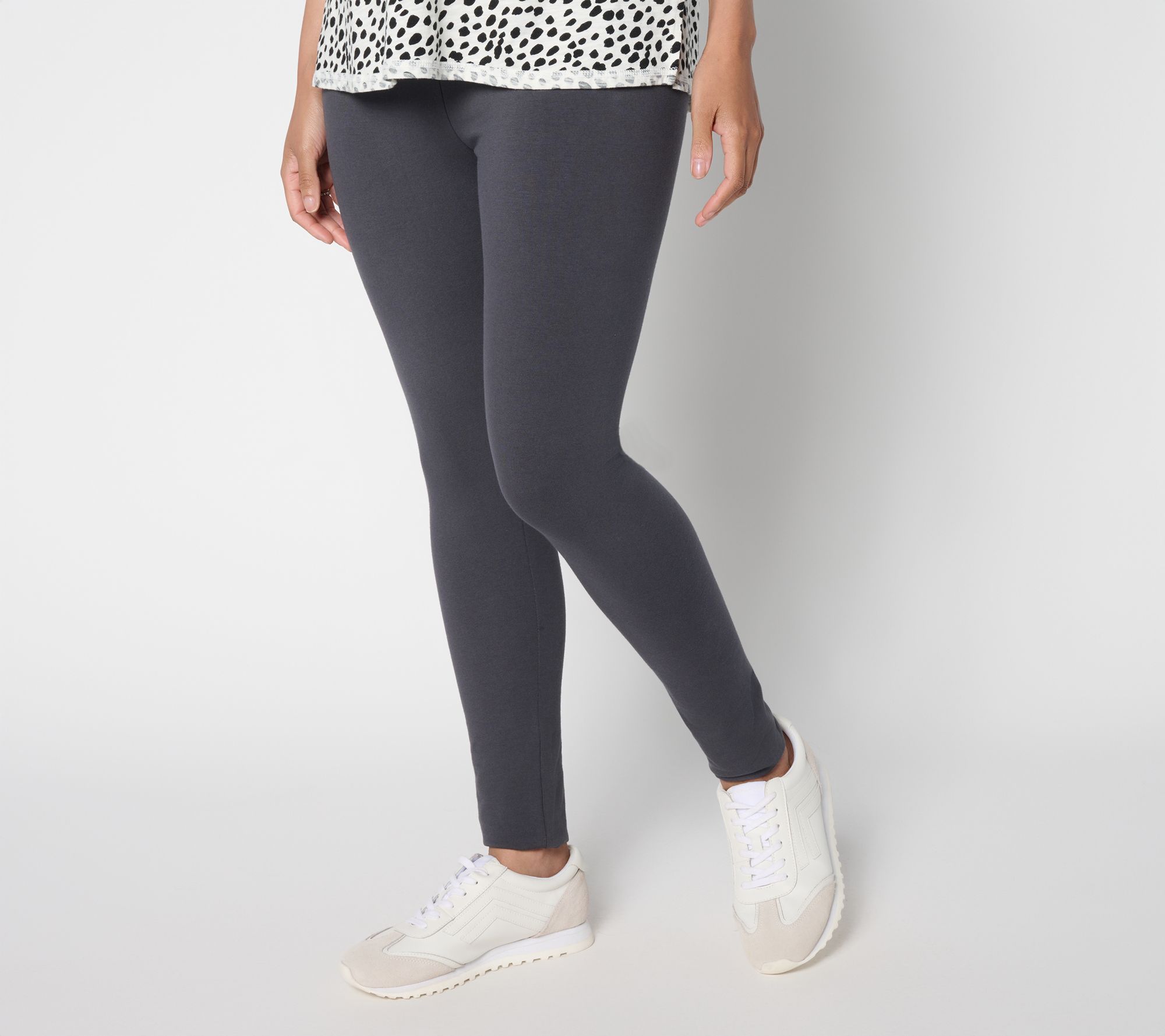 "As Is" LOGO Layers by Lori Goldstein Reg Pull On Full Length Legging