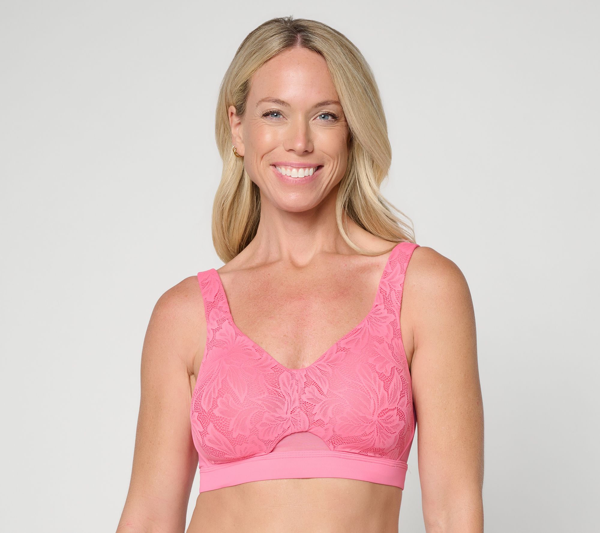 Breezies Soft Lift Lace Support Wirefree Bra