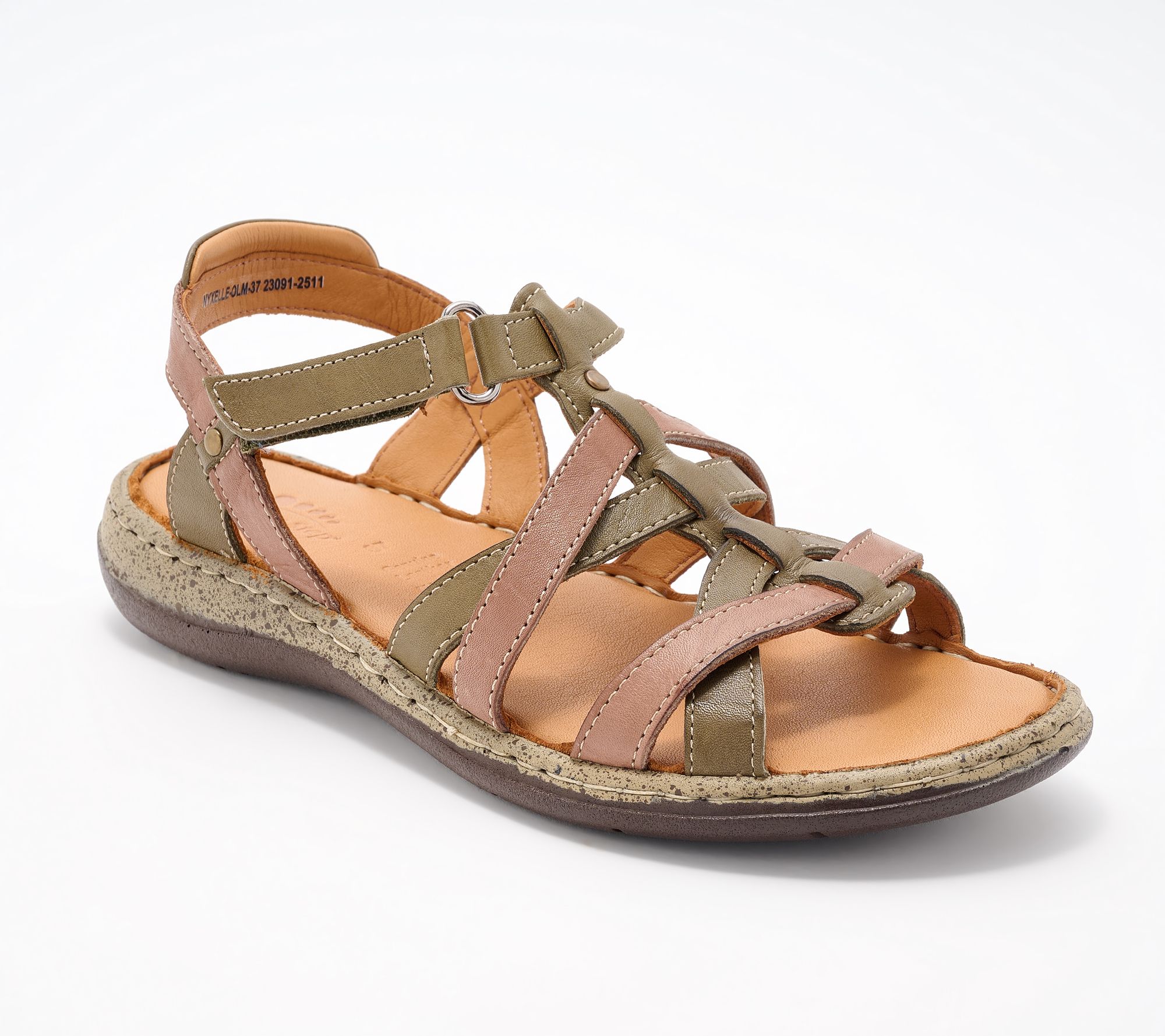 Spring Step Leather Sandals - Nyxelle