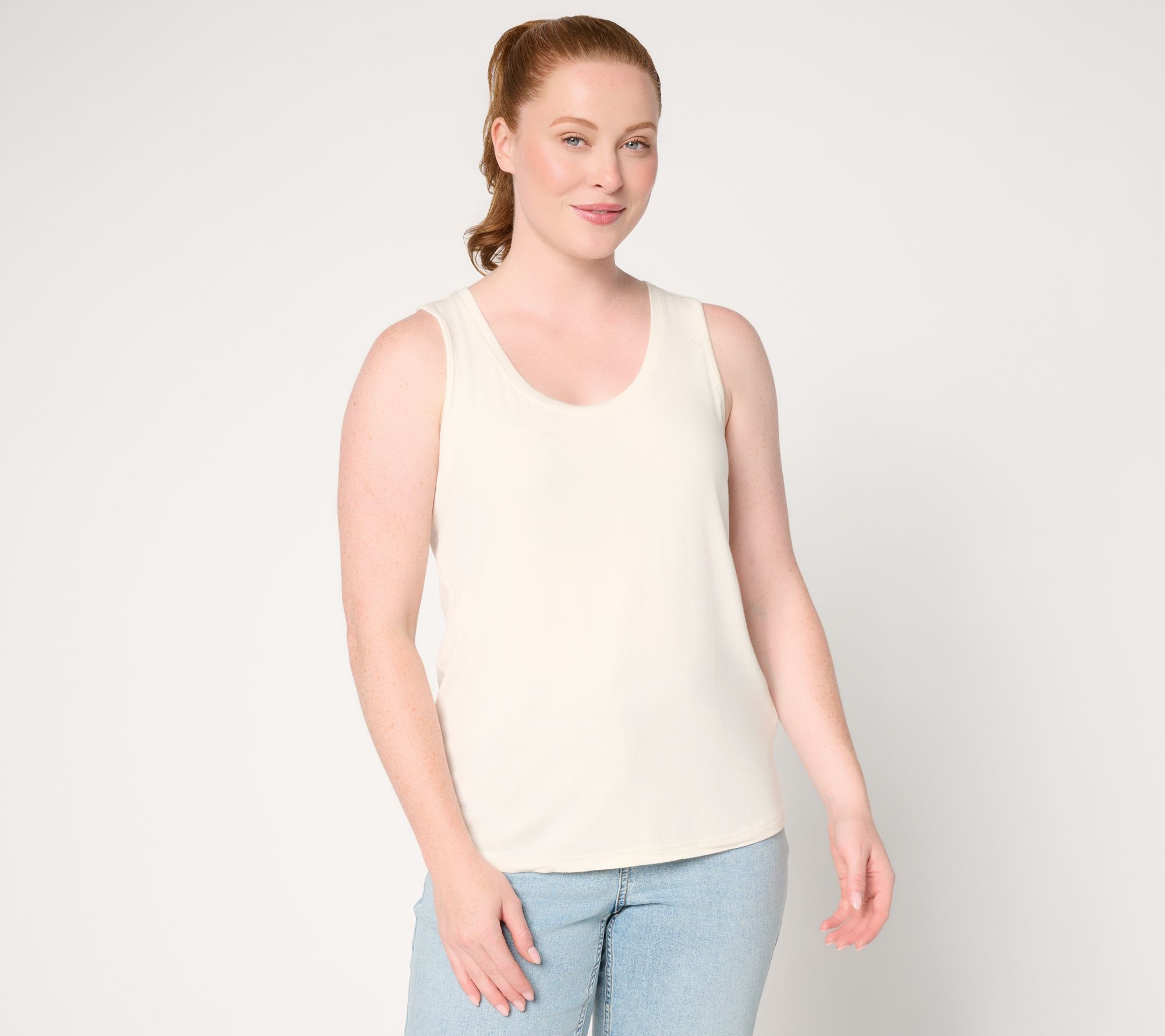 nicole by Nicole Miller Crew Neck Knit Tank Top
