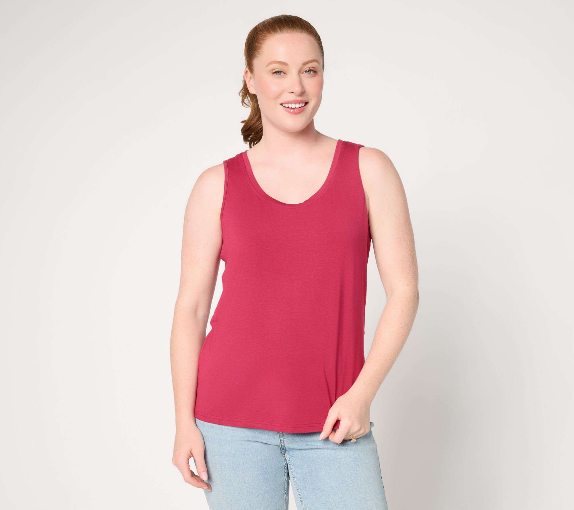 nicole by Nicole Miller Crew Neck Knit Tank Top