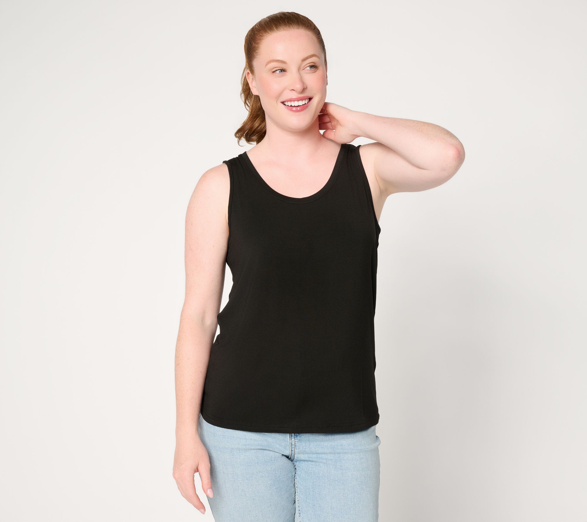 nicole by Nicole Miller Crew Neck Knit Tank Top