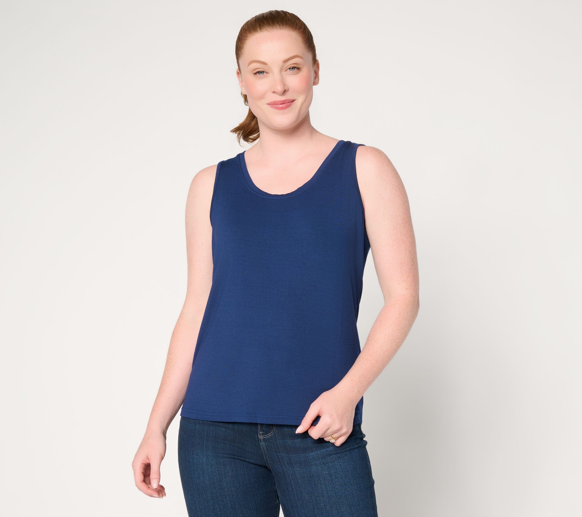 nicole by Nicole Miller Crew Neck Knit Tank Top