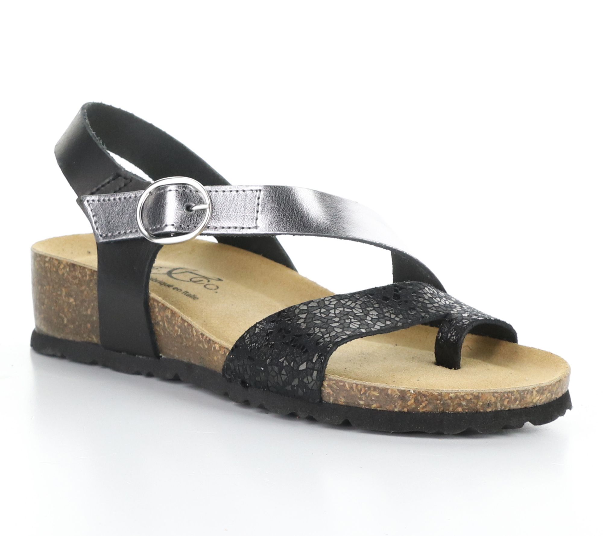Bos. & Co. Nubuck/Laminato/Speed Leather Sandals - Luissa