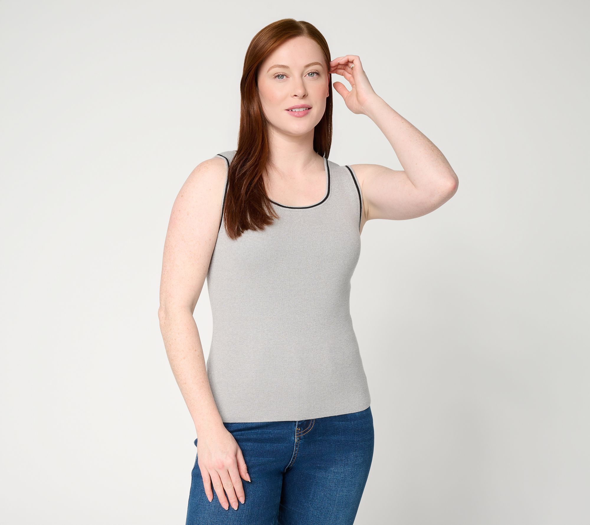 "As Is" RM Studio x Rebecca Minkoff CompactKnitLuxe Tank with Trim