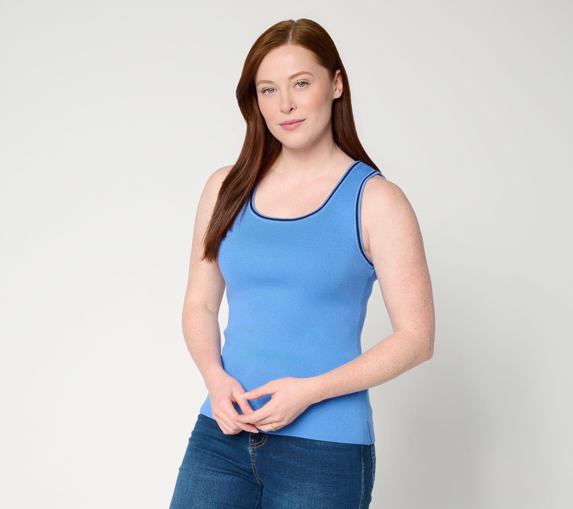 "As Is" RM Studio x Rebecca Minkoff CompactKnitLuxe Tank with Trim