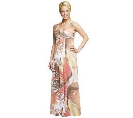 Attitudes by Renee Petite St. Tropez Maxi Dress