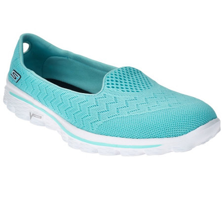Skechers GOwalk 2 Mesh Lightweight Slip-on Shoes - Axis - Page 1 — QVC.com