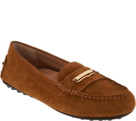 Vionic Leather Loafers - Ashby - Page 1 — QVC.com