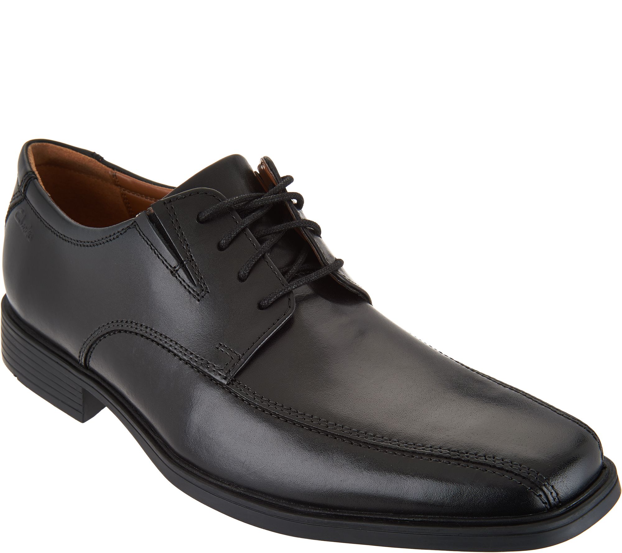 civilización primero marzo Clarks Men's Leather Lace-up Dress Shoes - Tilden Walk - QVC.com