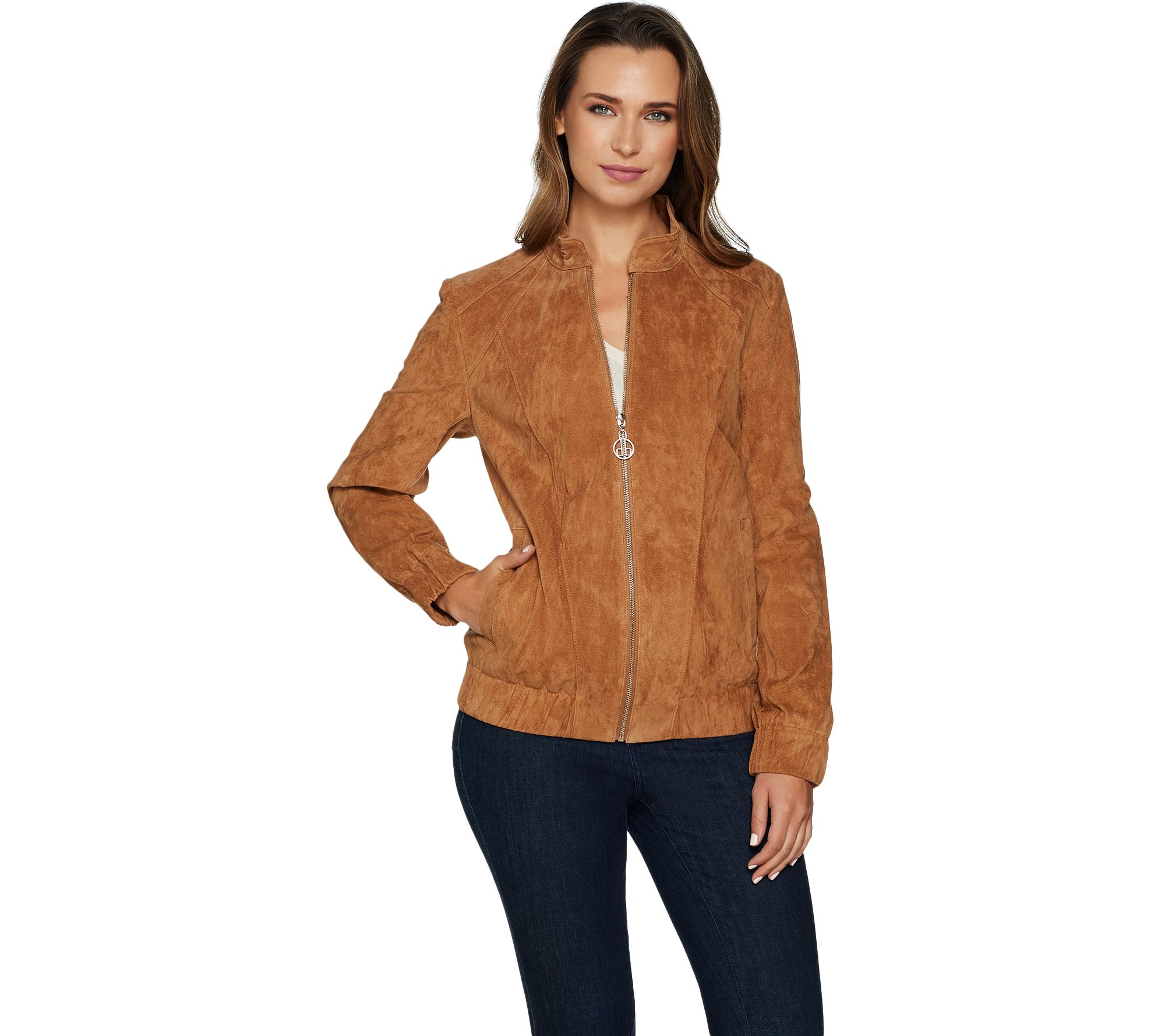 Dennis basso sale suede jacket