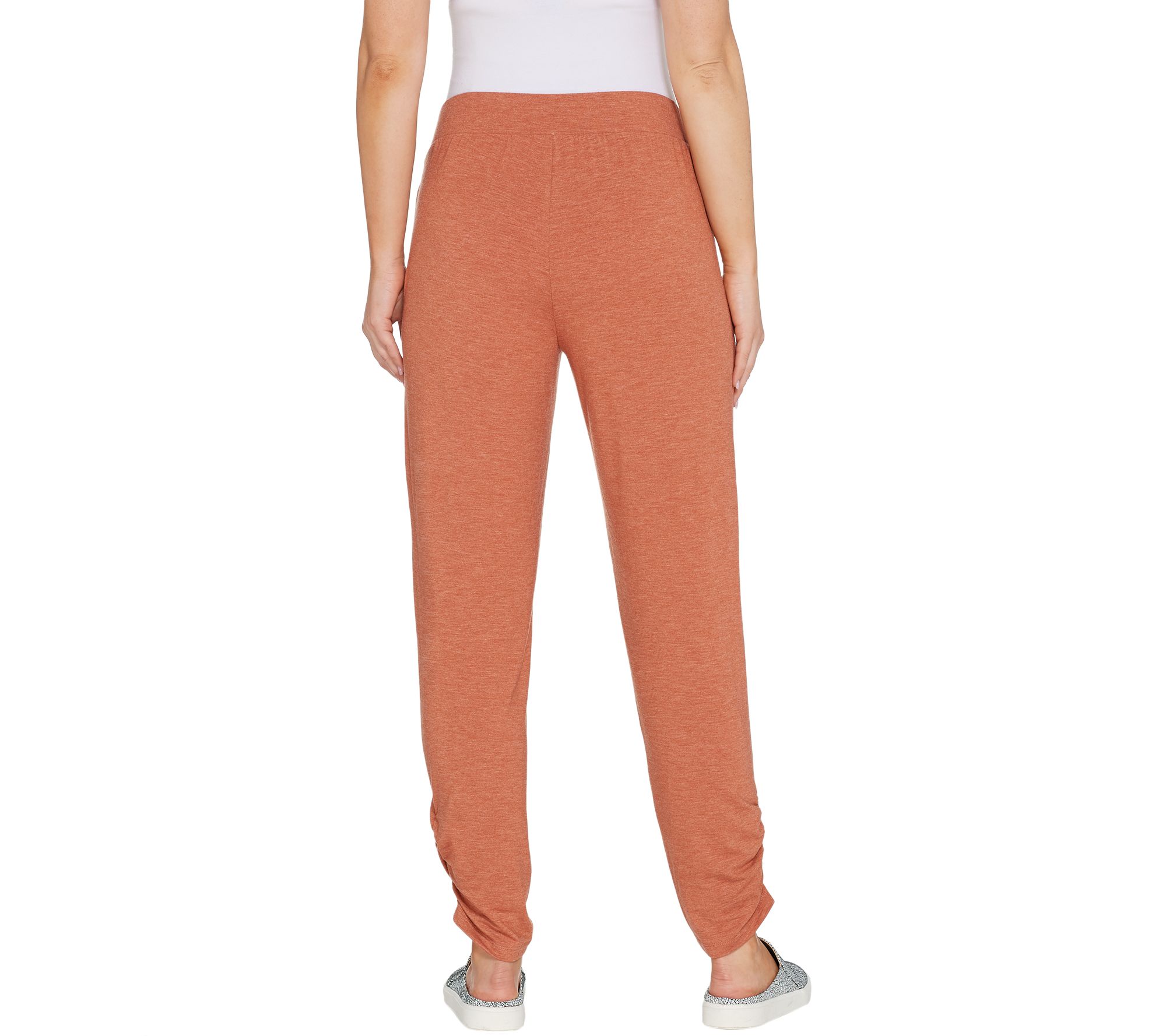 LOGO Lounge by Lori Goldstein Jersey Pull-On Ankle Pants - QVC.com