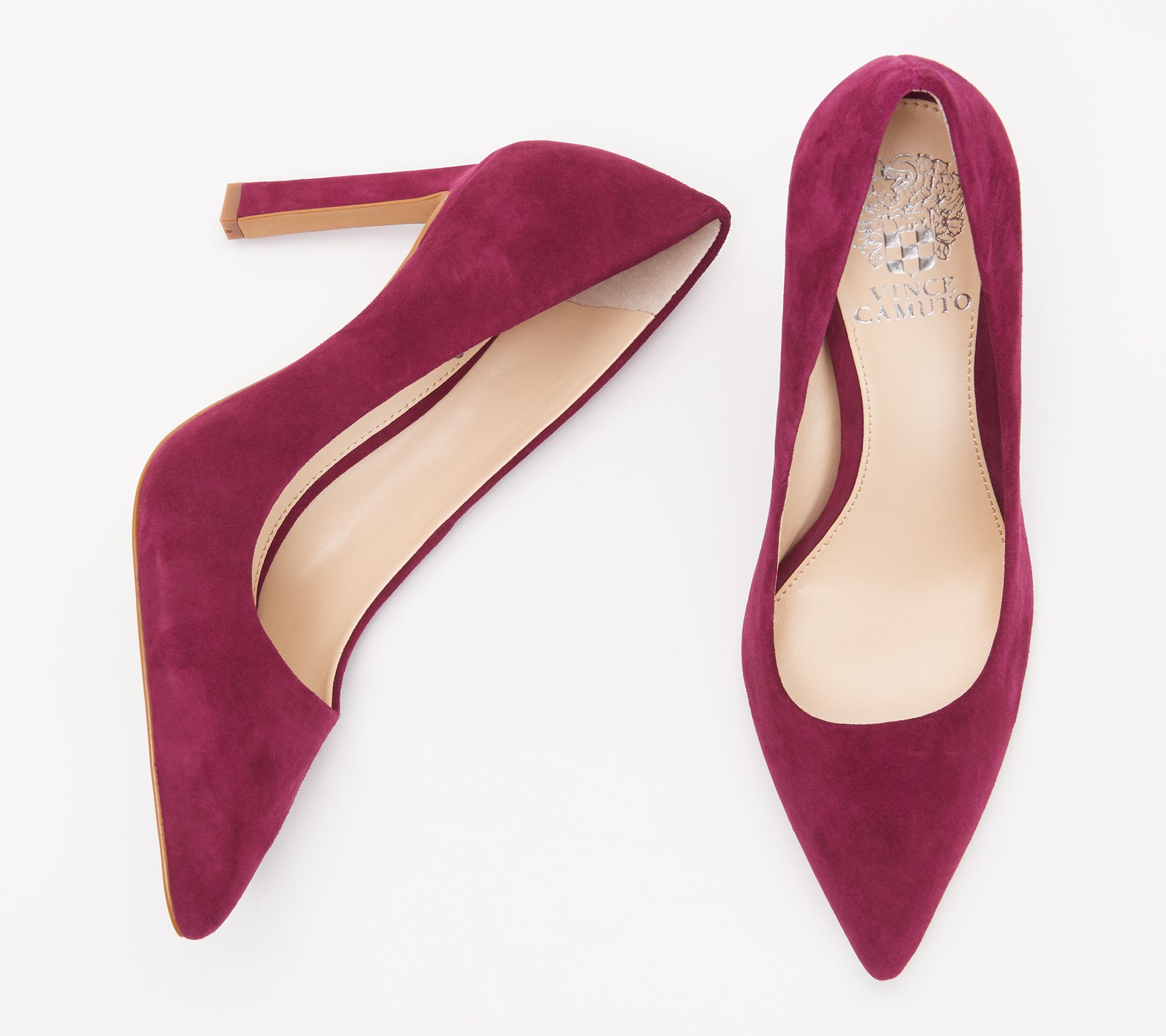 Vince Camuto Leather Pointed Toe Pumps 