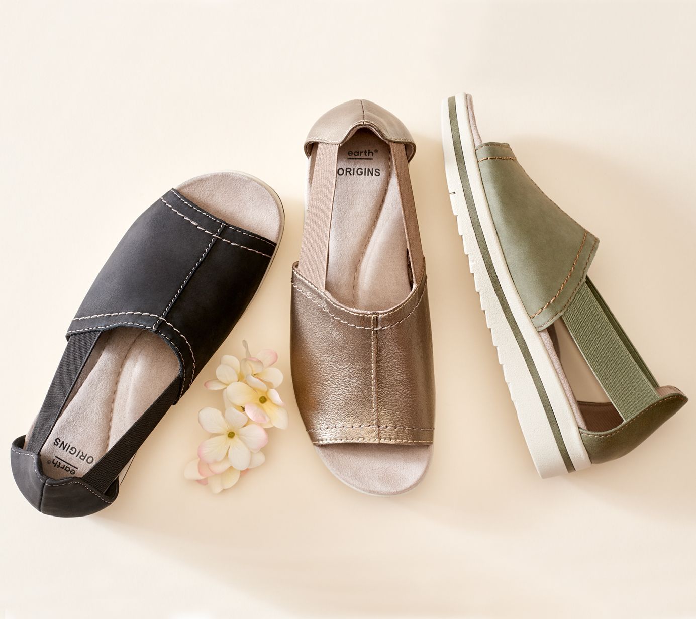 qvc earth origins sandals