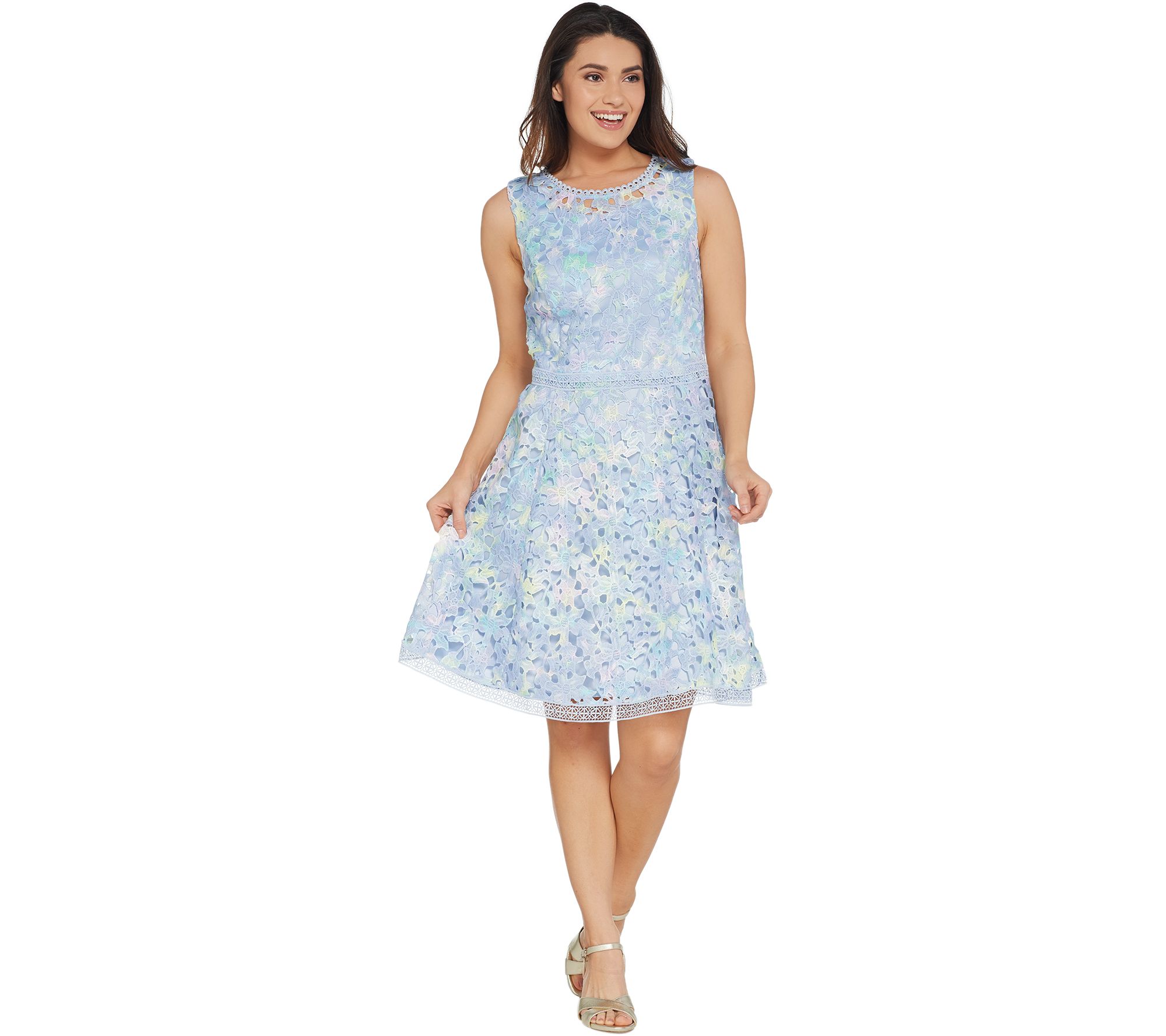 qvc isaac mizrahi lace dress