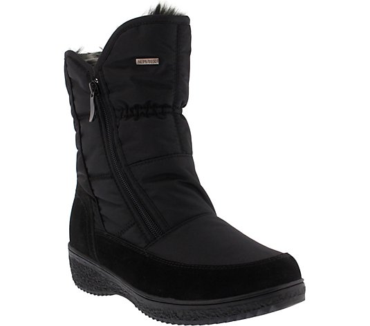 Spring Step Water-Resistant Quilted Boots - Ernestine