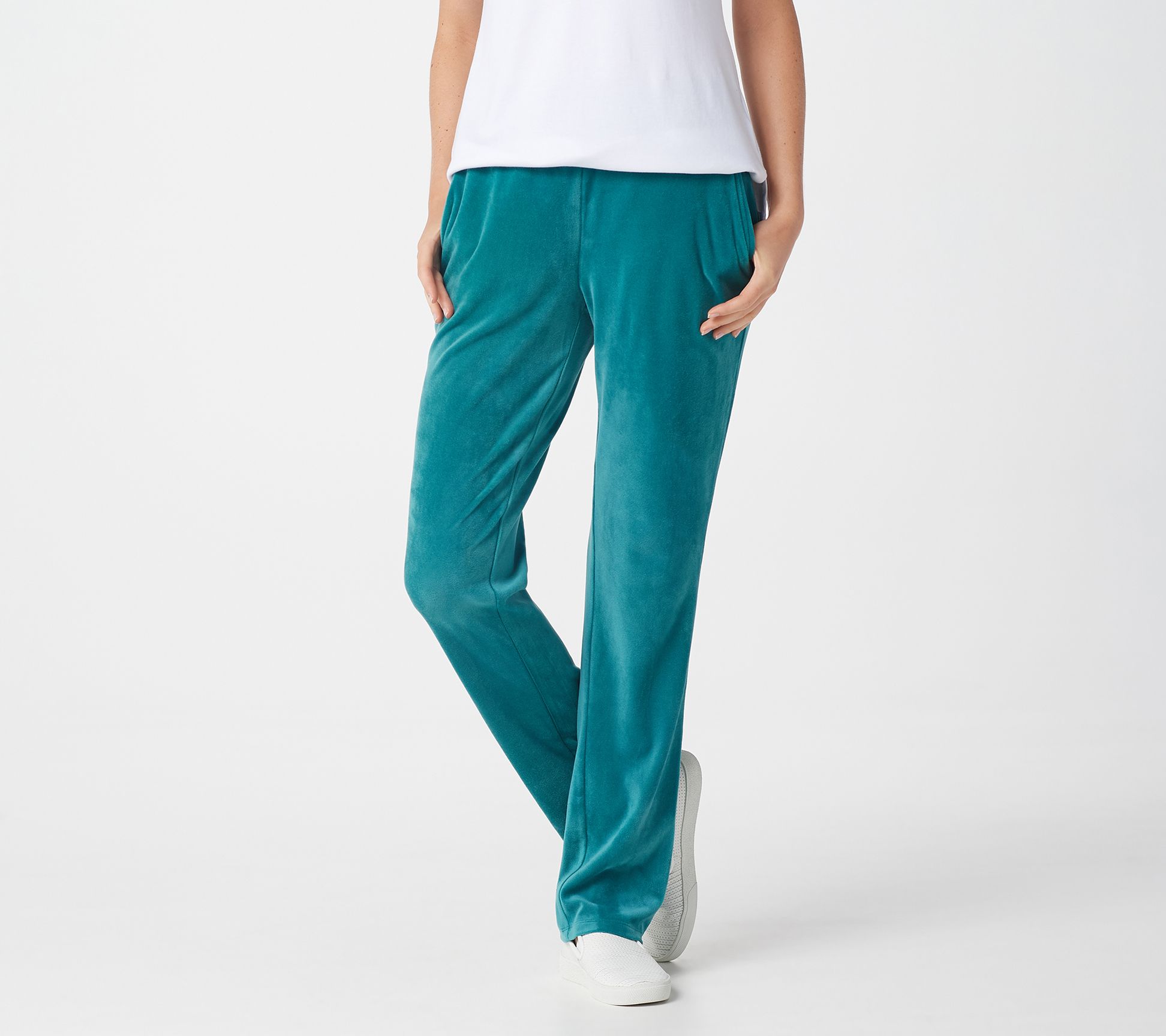 qvc denim & co pants